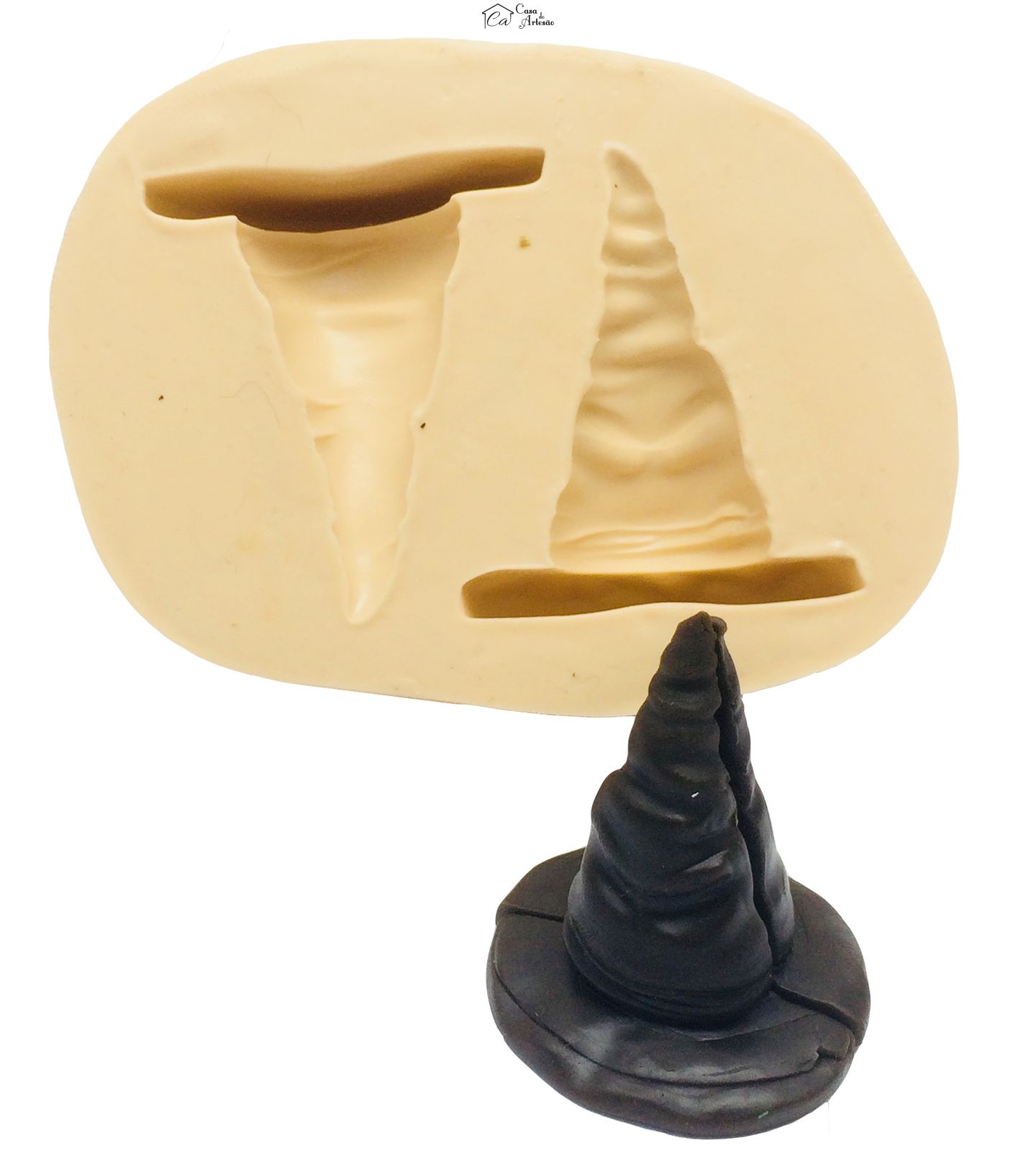 Molde de silicone - Harry Potter - Chapeu Seletor - Tridimensional Grande