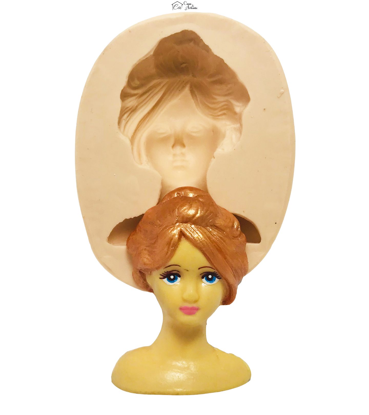 Molde de silicone - Rosto Princesa