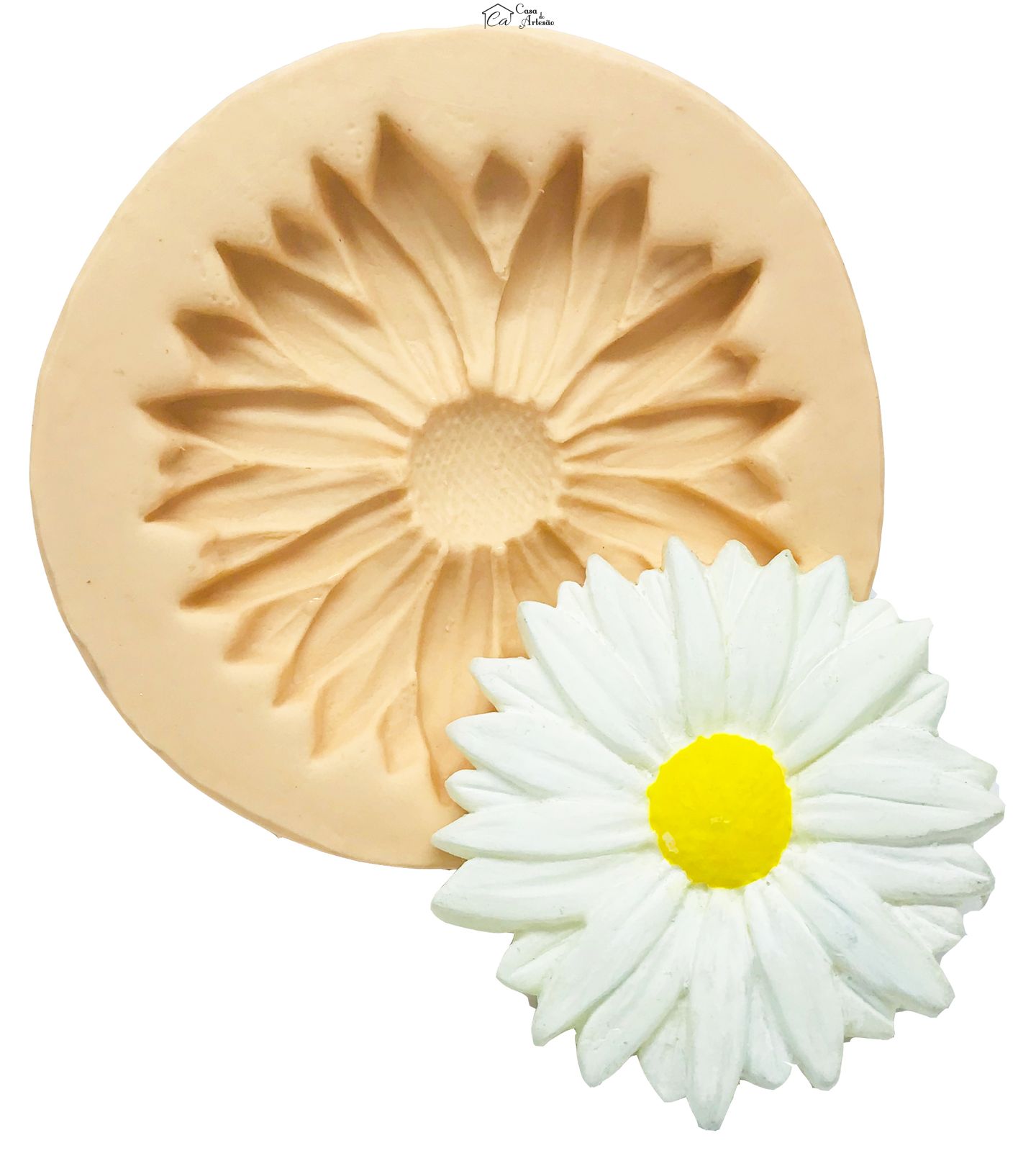 Molde de silicone - Margarida Grande