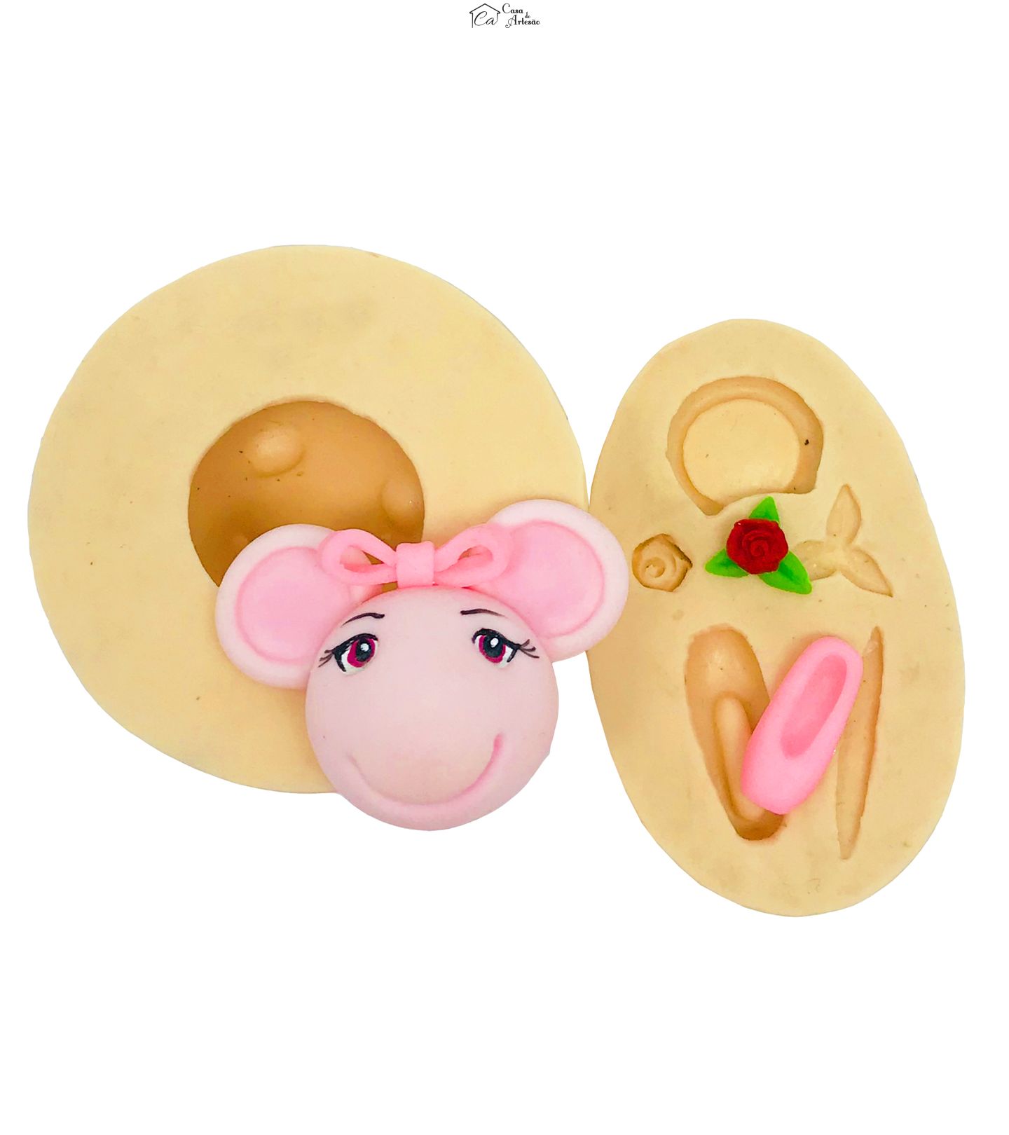 Molde de silicone - Angelina Ballerina - Mod.02 - P139