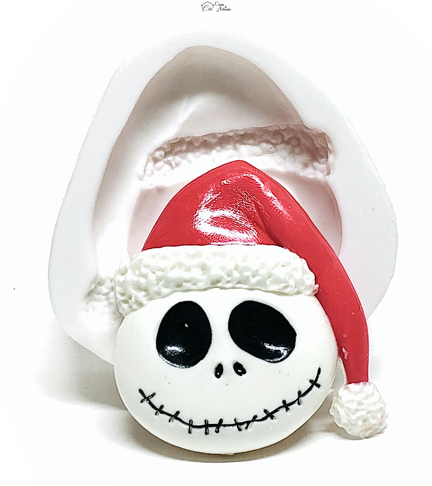 Molde de silicone - O Estranho Mundo de Jack - Rosto Jack - Grande - P1106