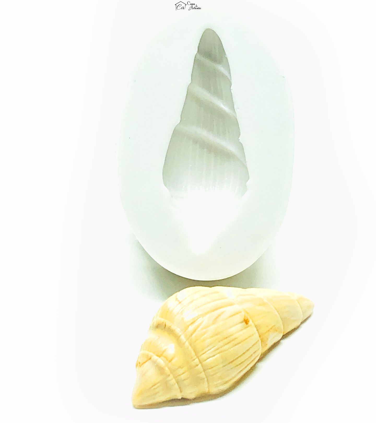 Molde de silicone - Caramujo - Grande - P357