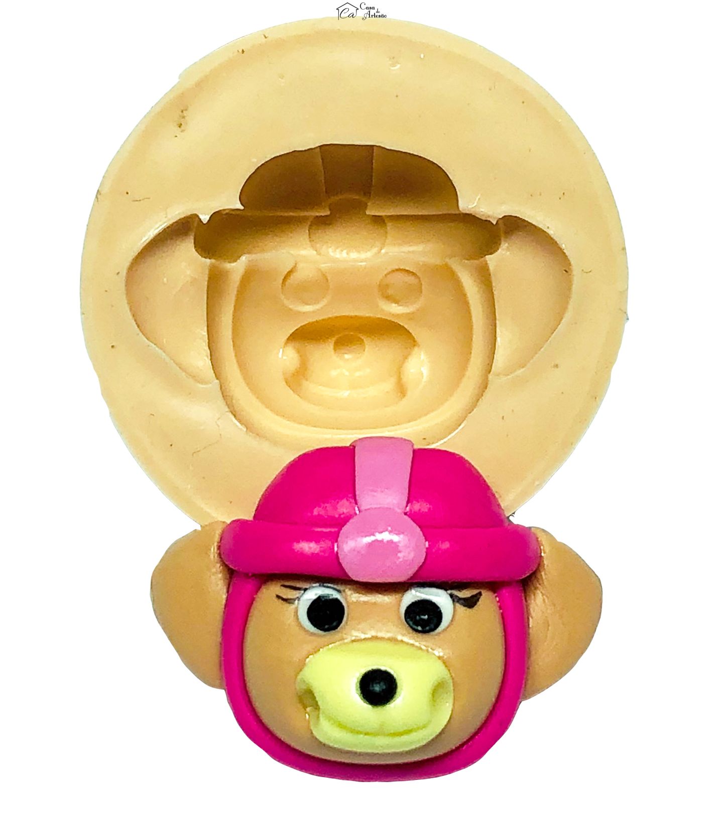 Molde de silicone - Patrulha Canina Aquatica - Rosto Skye - Medio - P704