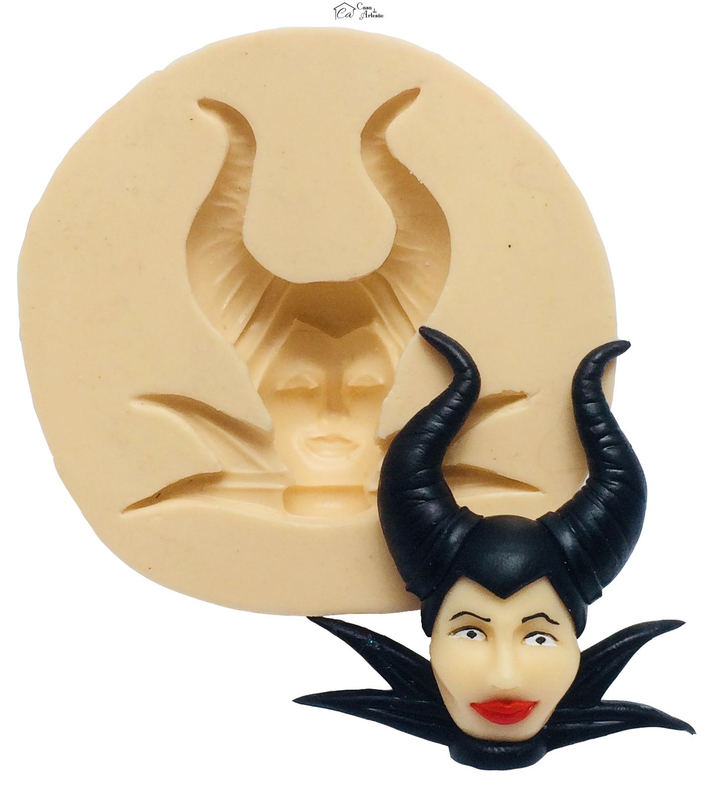 Molde de silicone - Malevola - Rosto