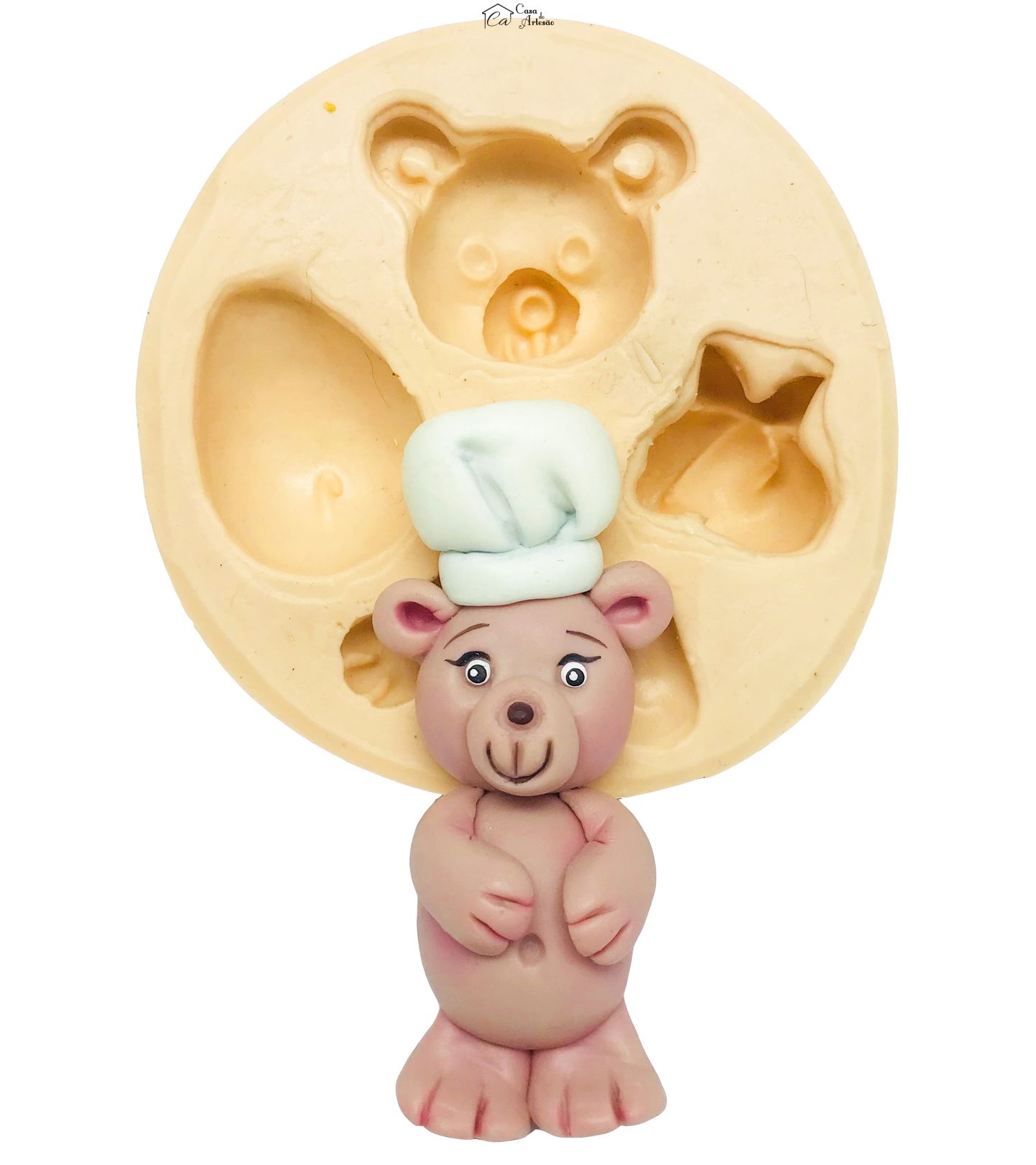 Molde de silicone - Urso Confeiteiro