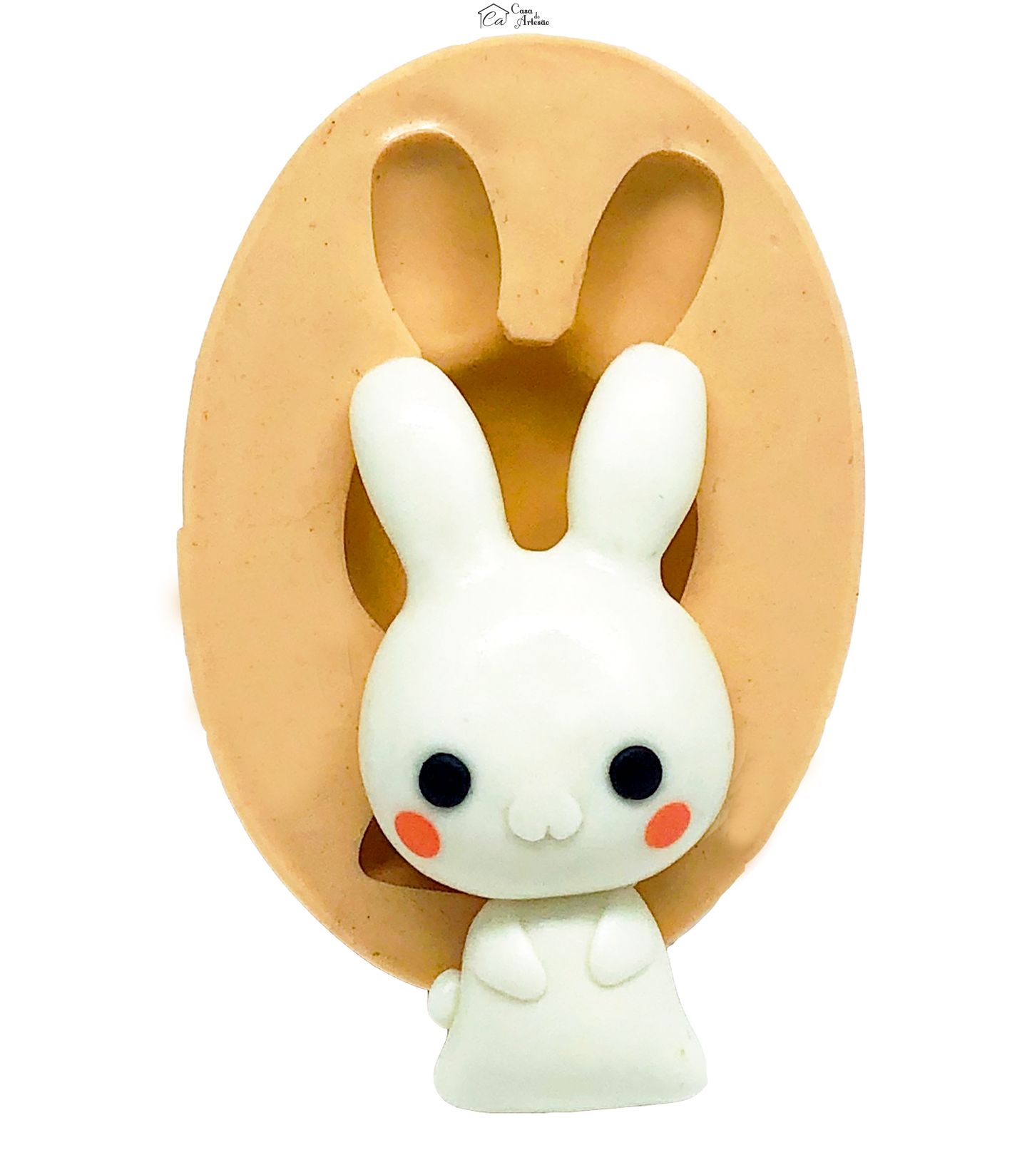 Molde de silicone - Kawaii - Coelho - Grande - P864
