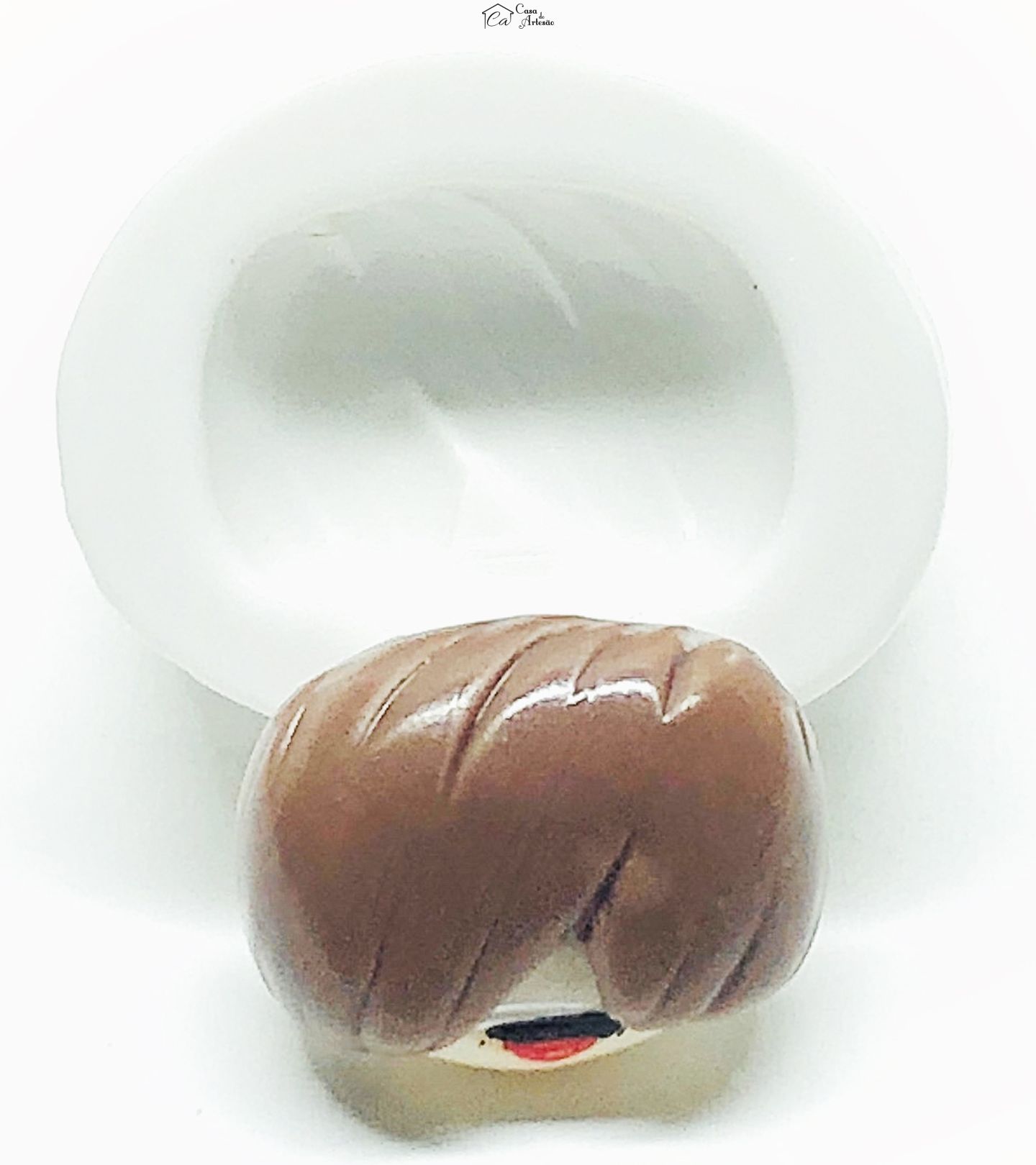 Molde de silicone - Mini Beat Power Rockers - Rosto Fuz - Pequeno - P1032