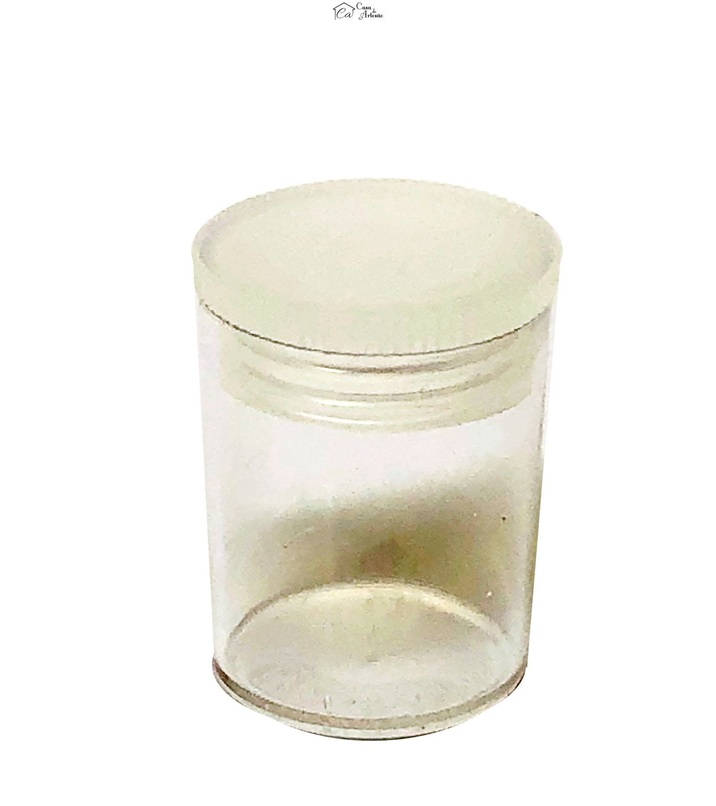 Pote Plastico Mini c/ Tampa de Encaixe A Peq