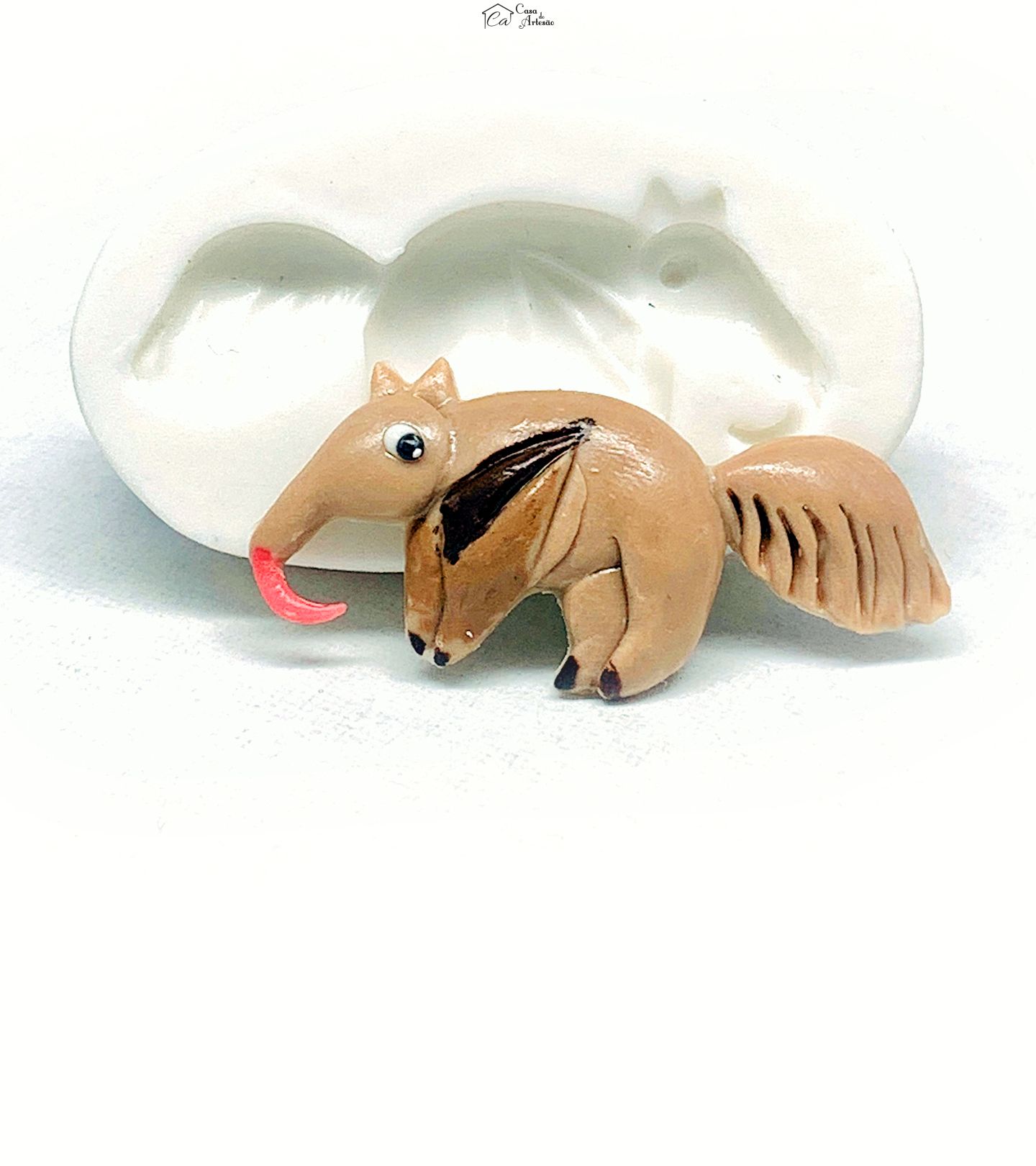 Molde de silicone - Tamandua Bandeira - Pequeno - P1157