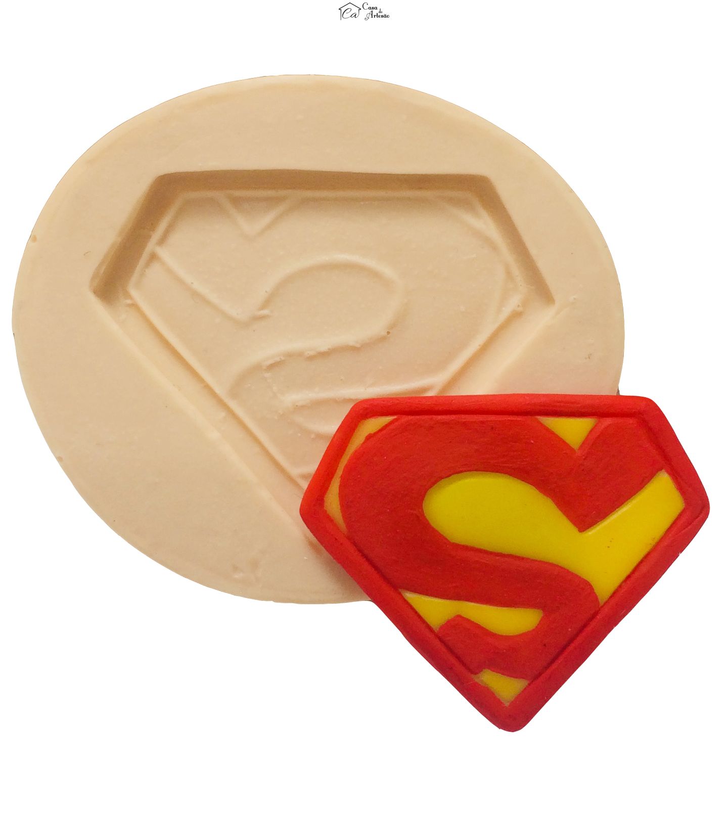 Molde de silicone - Simbolo Super Homem - Mod.02