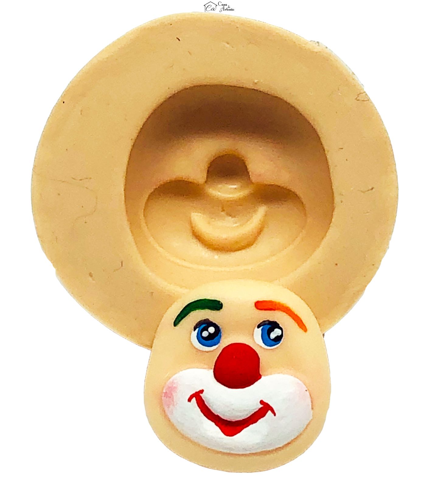 Molde de silicone - Rosto Palhaço