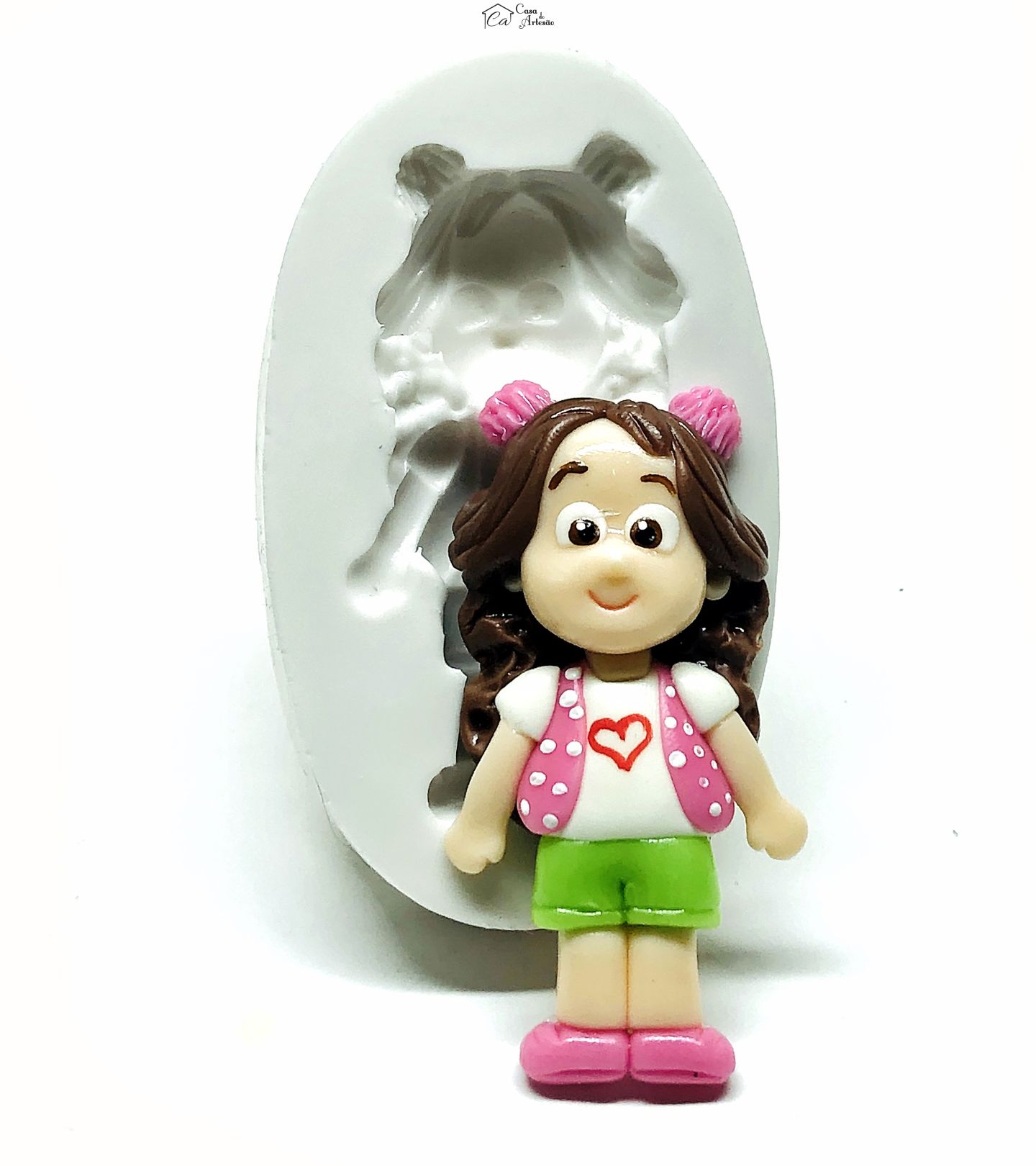 Molde de silicone - Maria Clara e JP - Maria Clara - Media - P1016