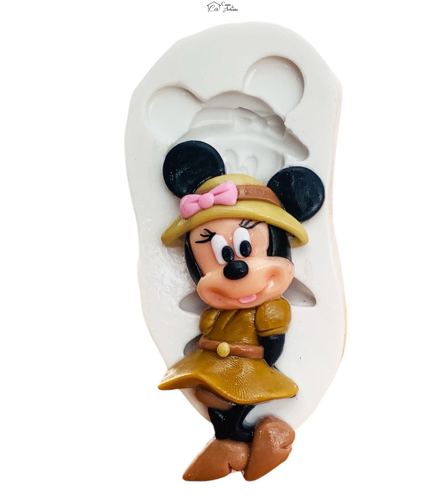 Molde de silicone - Mickey Safari - Minie - Grande - P1249