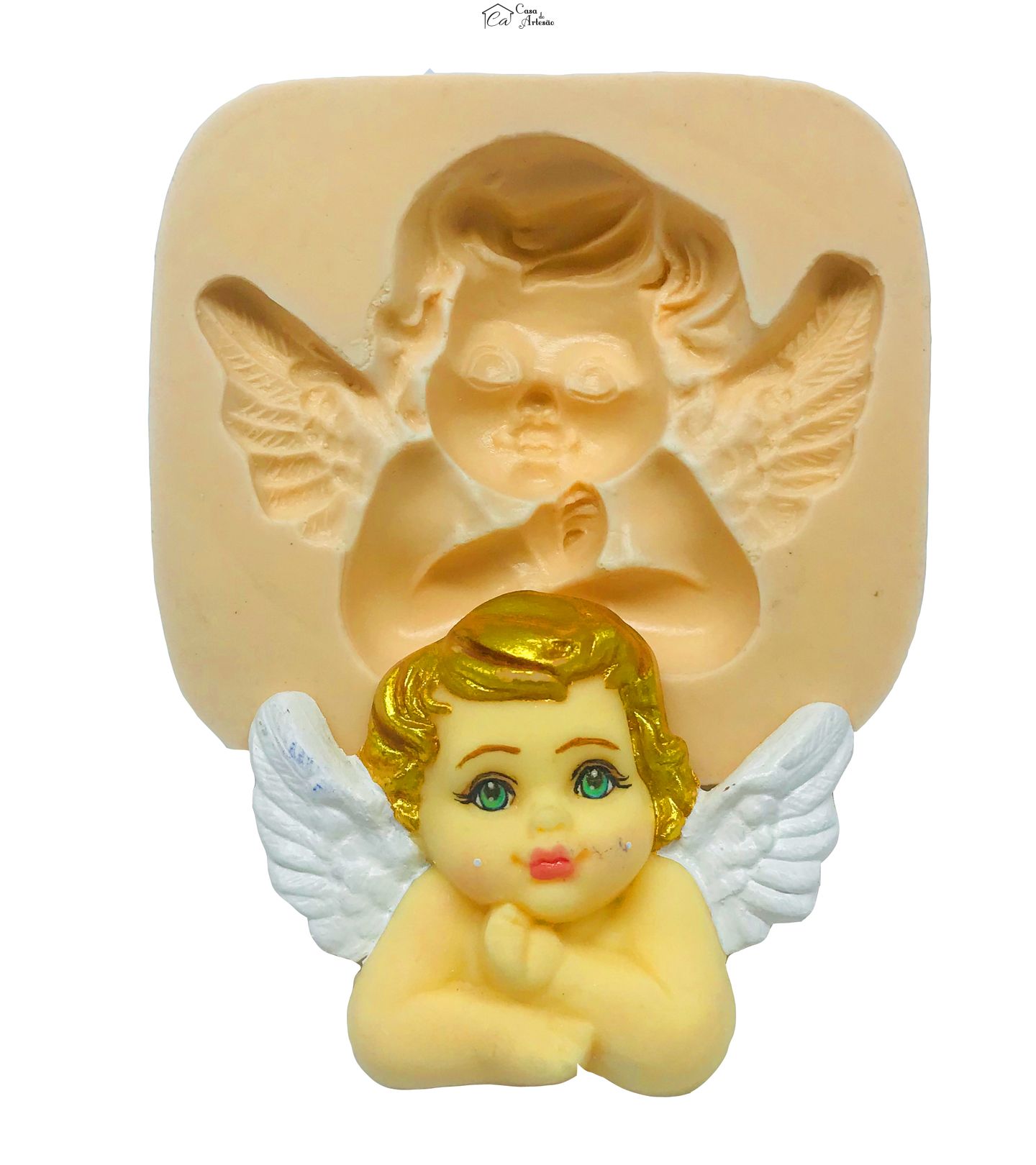 Molde de silicone - Anjo - Mod.02 - P143