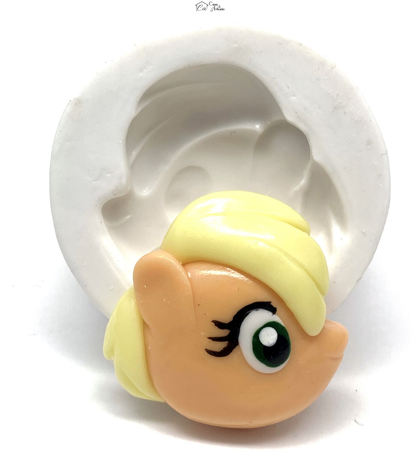 Molde de silicone - Meu Pequeno Ponei - Rosto Applejack - Grande - P1198