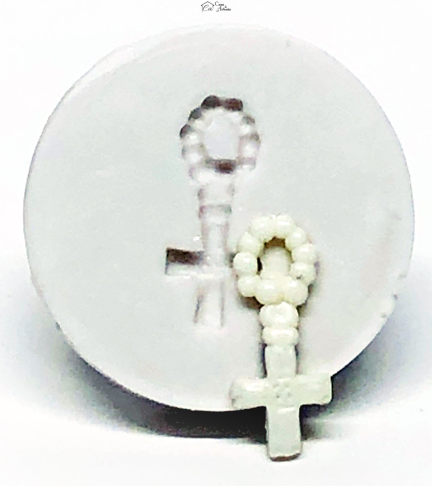 Molde de silicone - Terço - Mod.02 - PP - P671