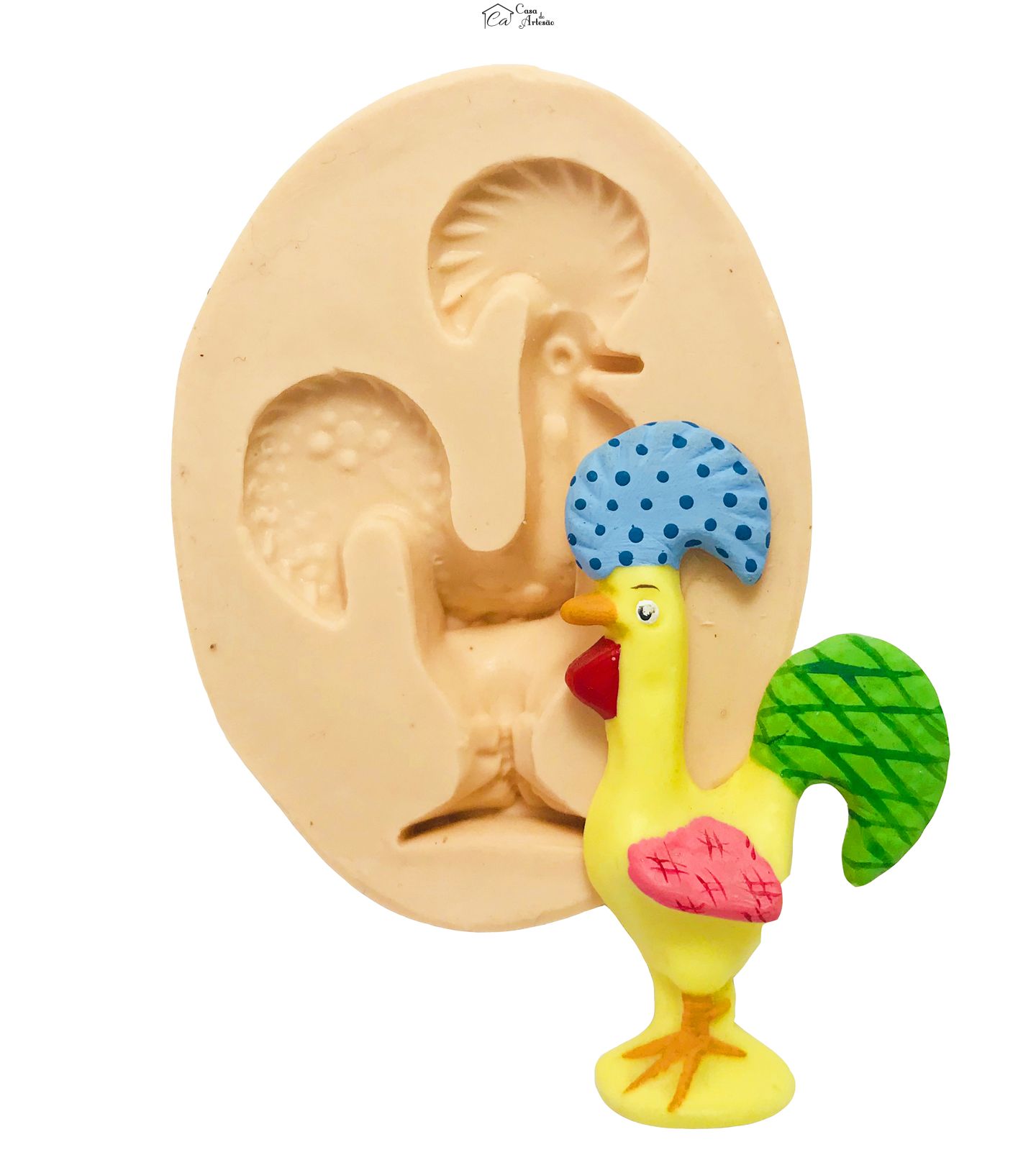 Molde de silicone - Galo