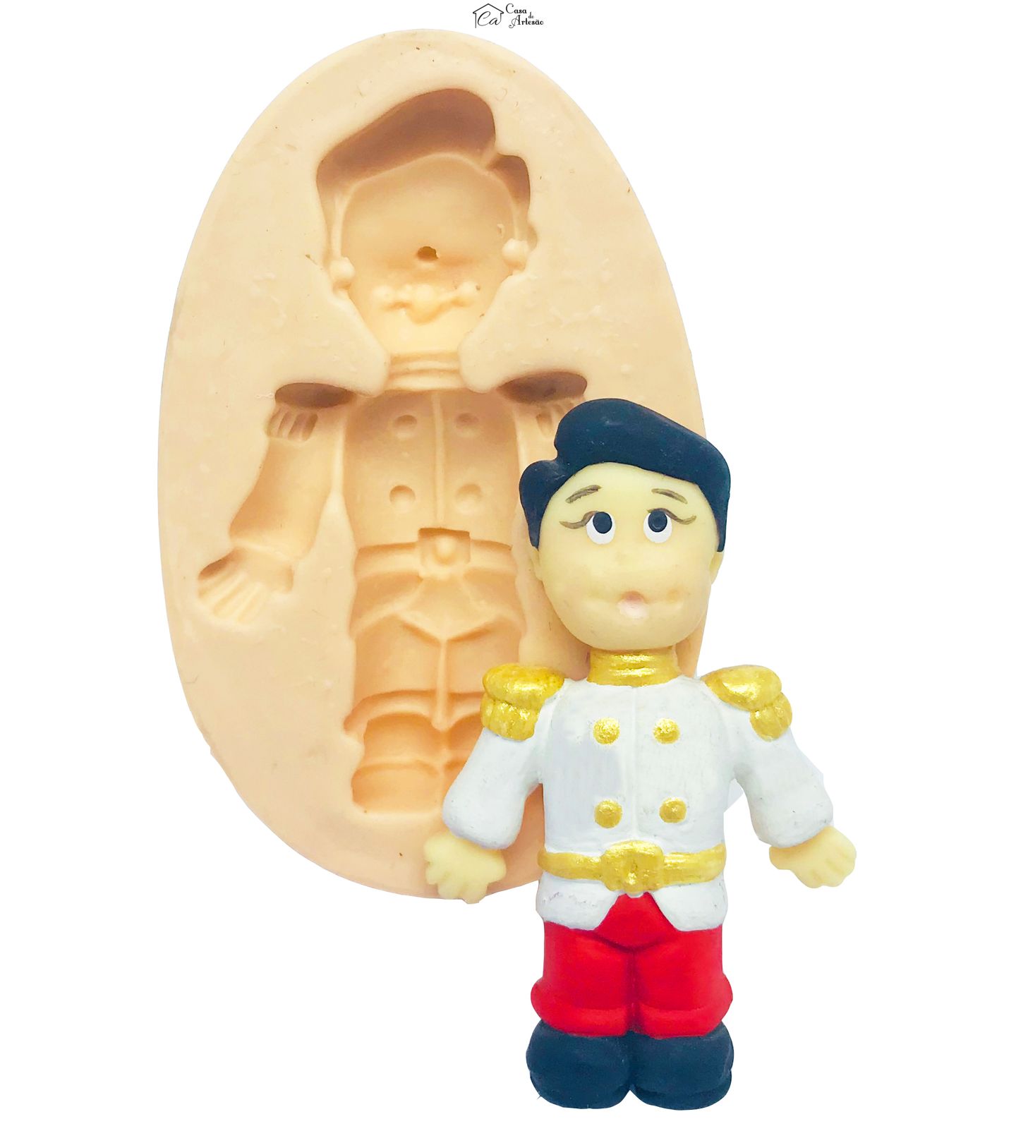 Molde de silicone - O Pequeno Principe - Principe - Mod. II