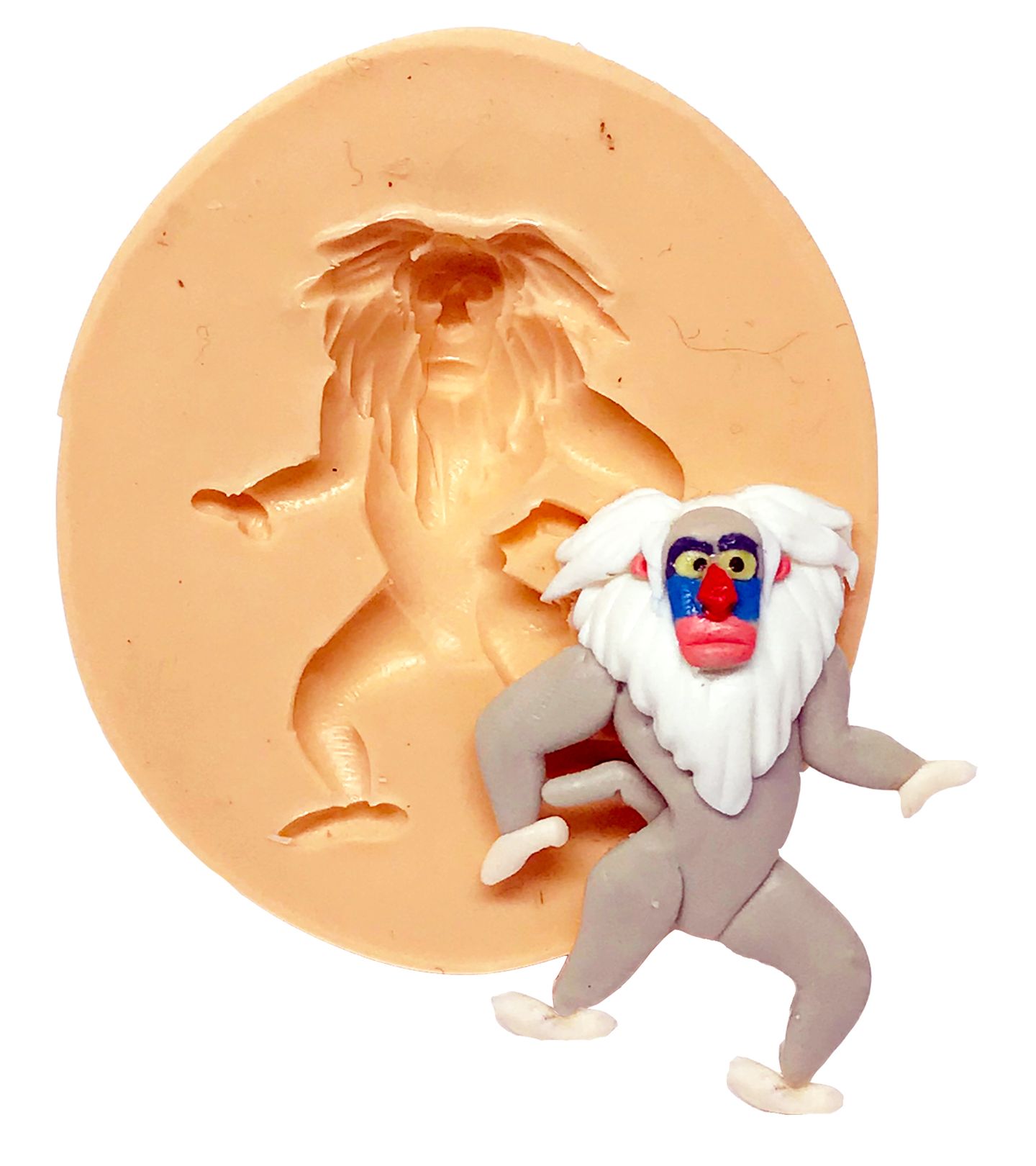 Molde de silicone - Rei Leão - Rafiki - Medio - P636