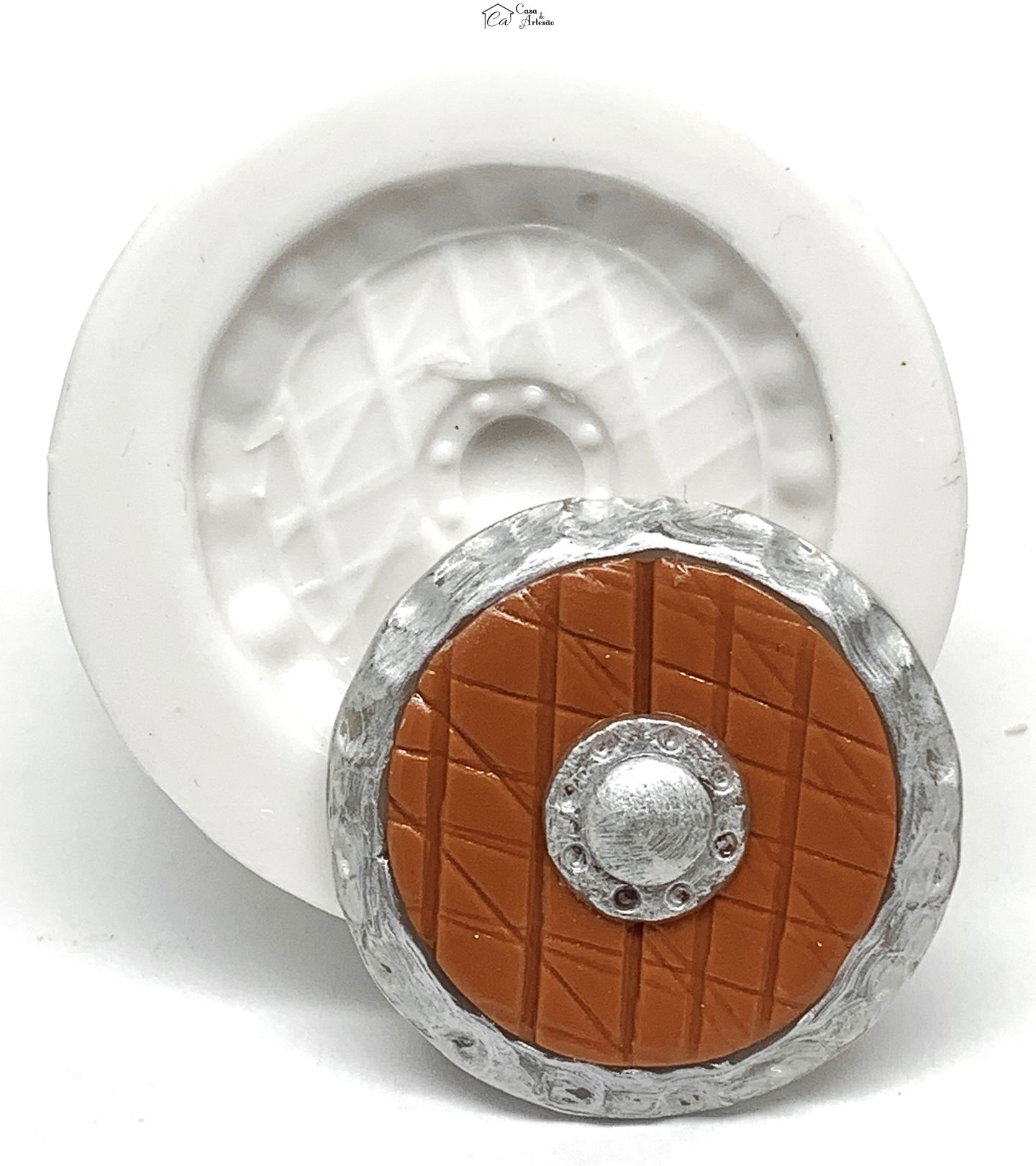 Molde de silicone - Vikings - Escudo - Pequeno - P1193