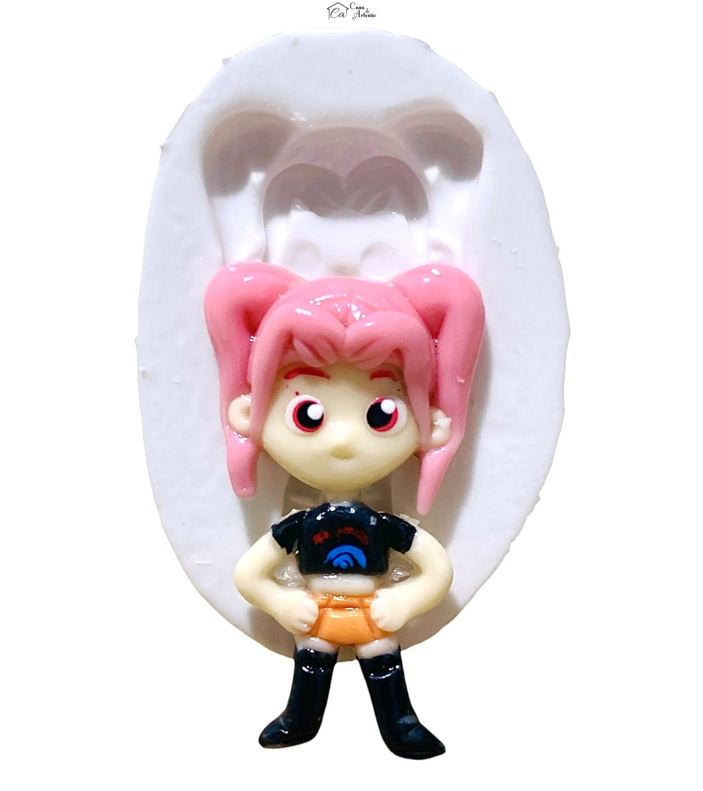 Molde de silicone - Guerreiras do K-Pop - Mira - Grande - P1261