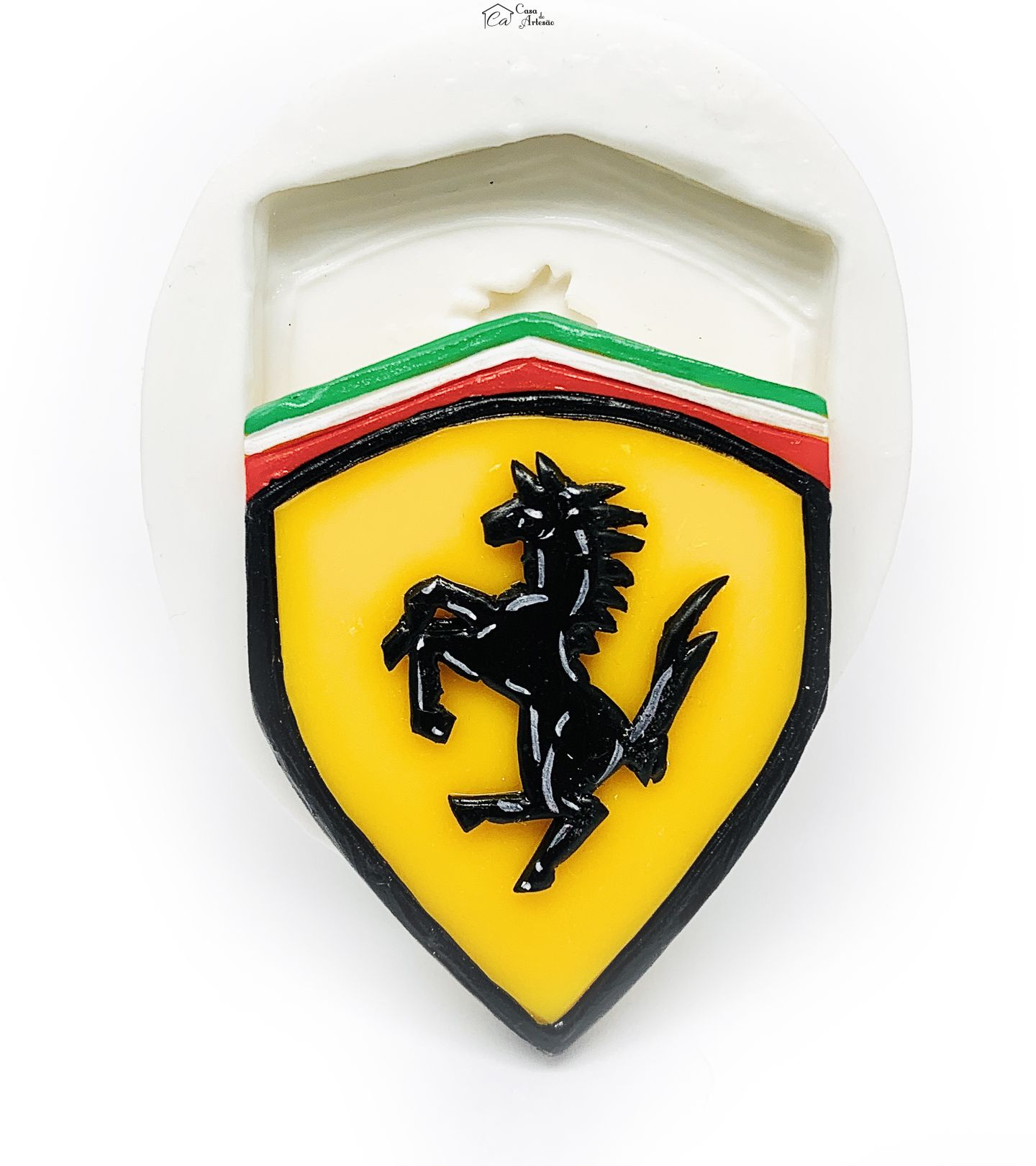 Molde de silicone - Ferrari - Logo Medio - P193