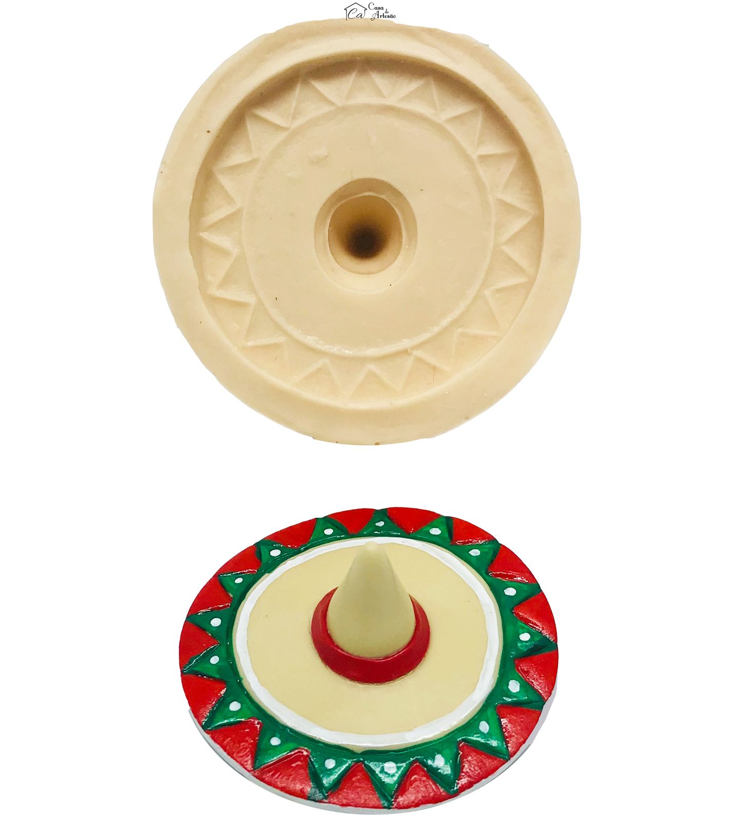 Molde de silicone - Chapeu Mexicano - Pequeno - P501