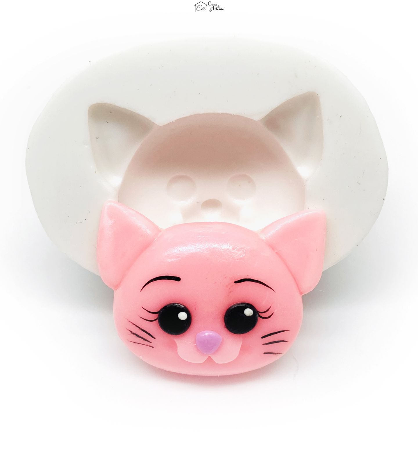 Molde de silicone - Palhaço Plim Plim - Rosto Mei Li - Media - P1217