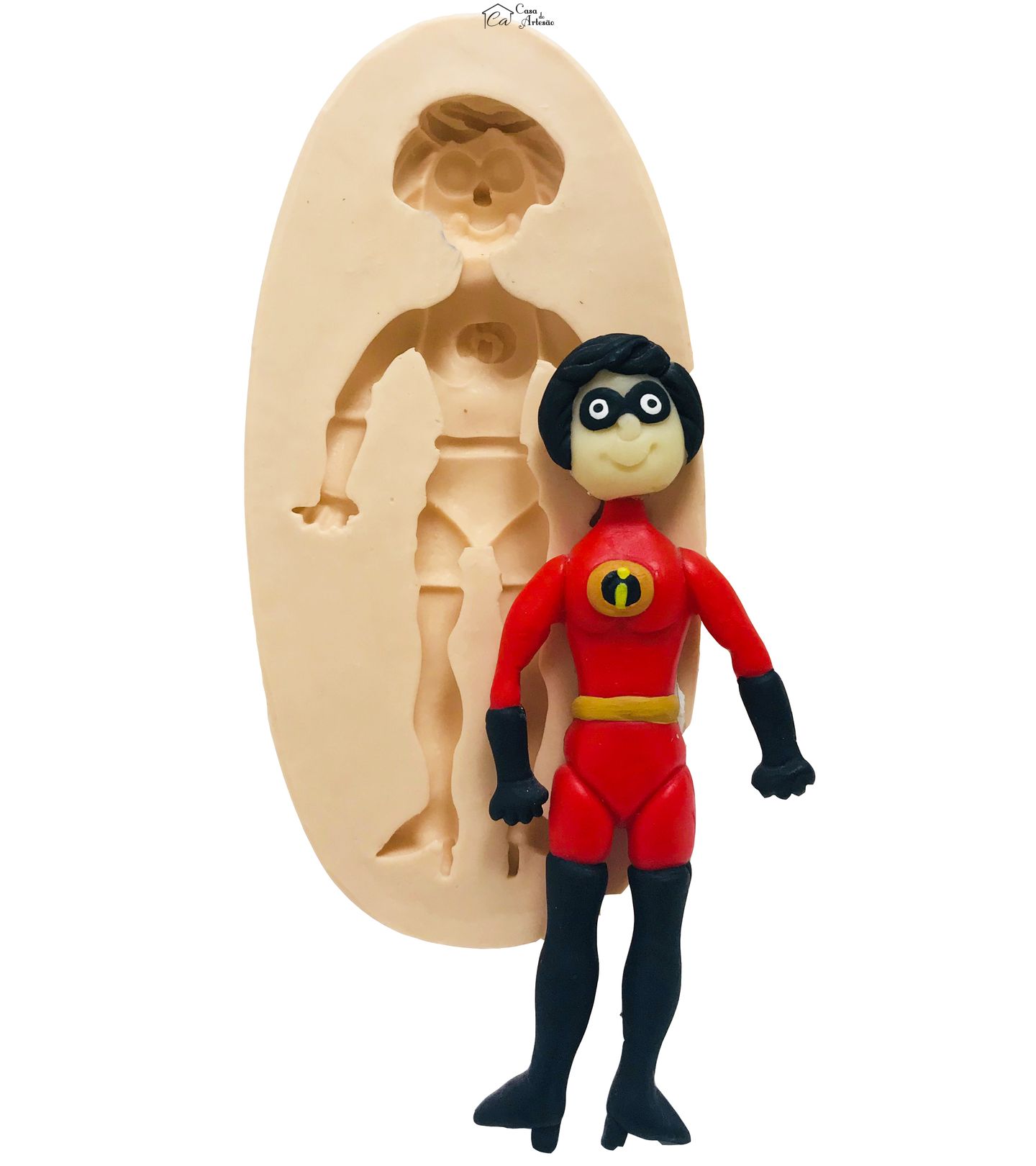 Molde de silicone - Os Incriveis - Senhora Incrivel