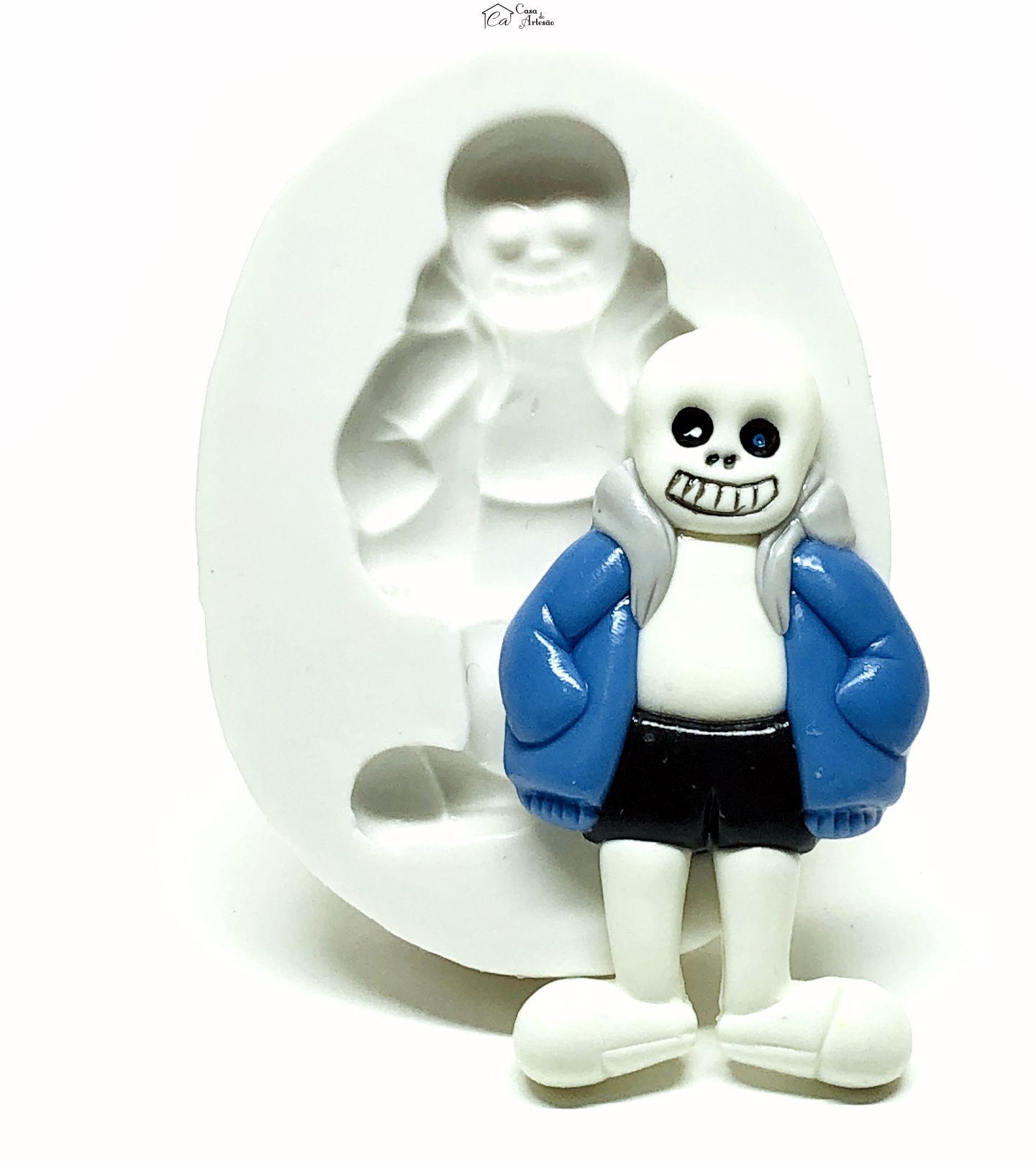 Molde de silicone - Sans Undertale - Sans - Grande - P1039