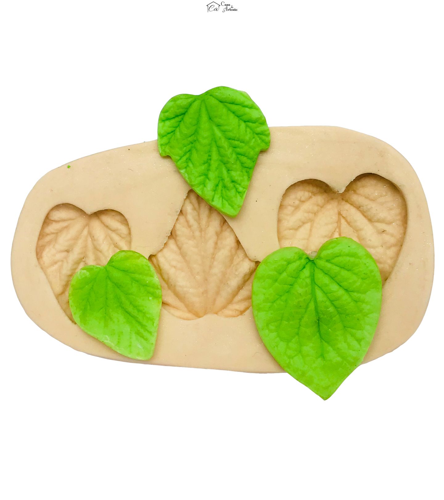 Molde de silicone - Folhas - P101