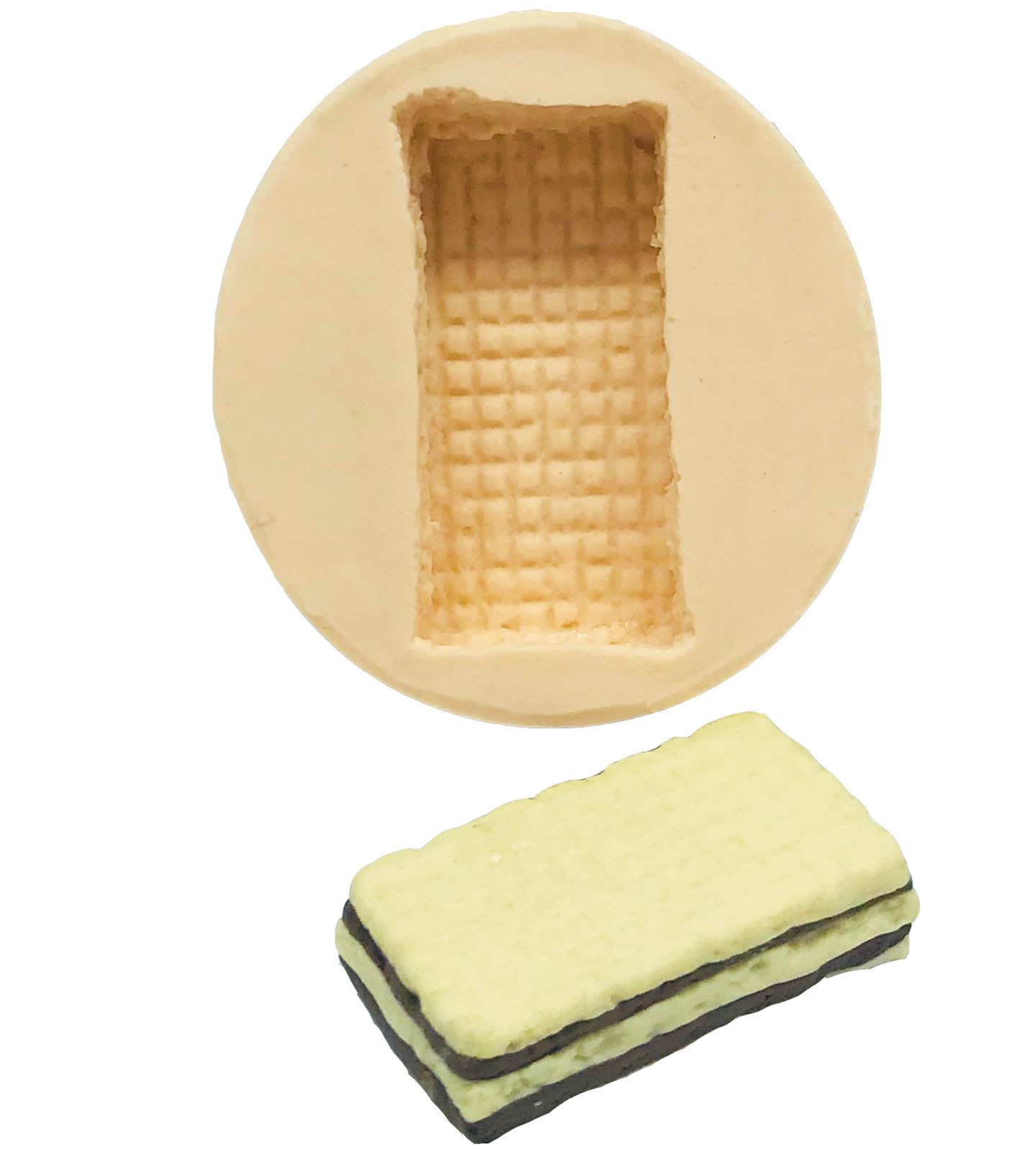 Bolacha Waffer Média