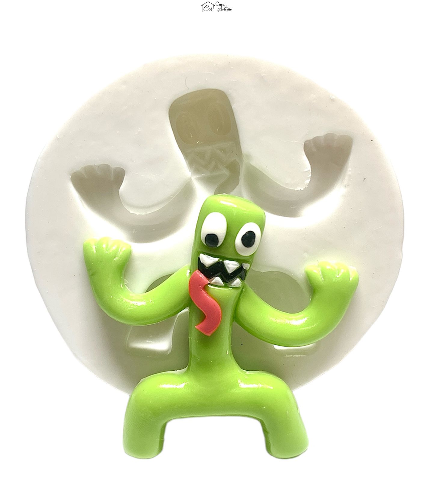 Molde de silicone - Rainbow Friends - Verde - Medio - P1227