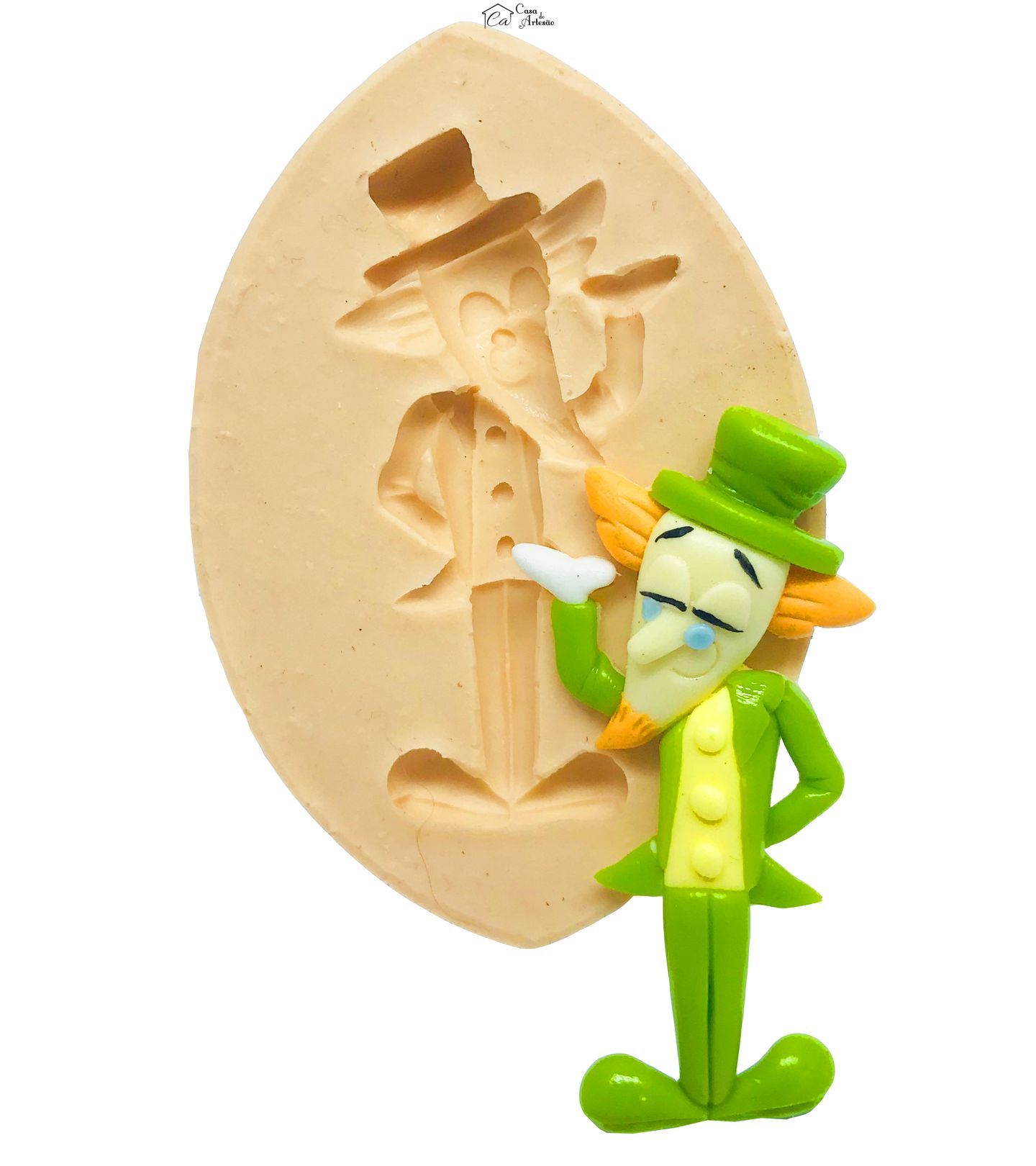 Molde de silicone - Sitio do Pica Pau Amarelo - Visconde - Grande - P497