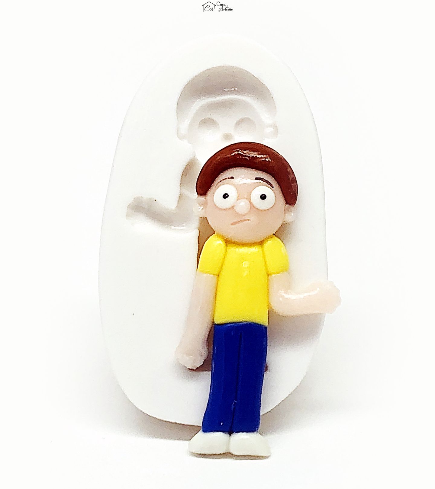 Molde de silicone - Rick e Morty - Morty - Grande - P1123