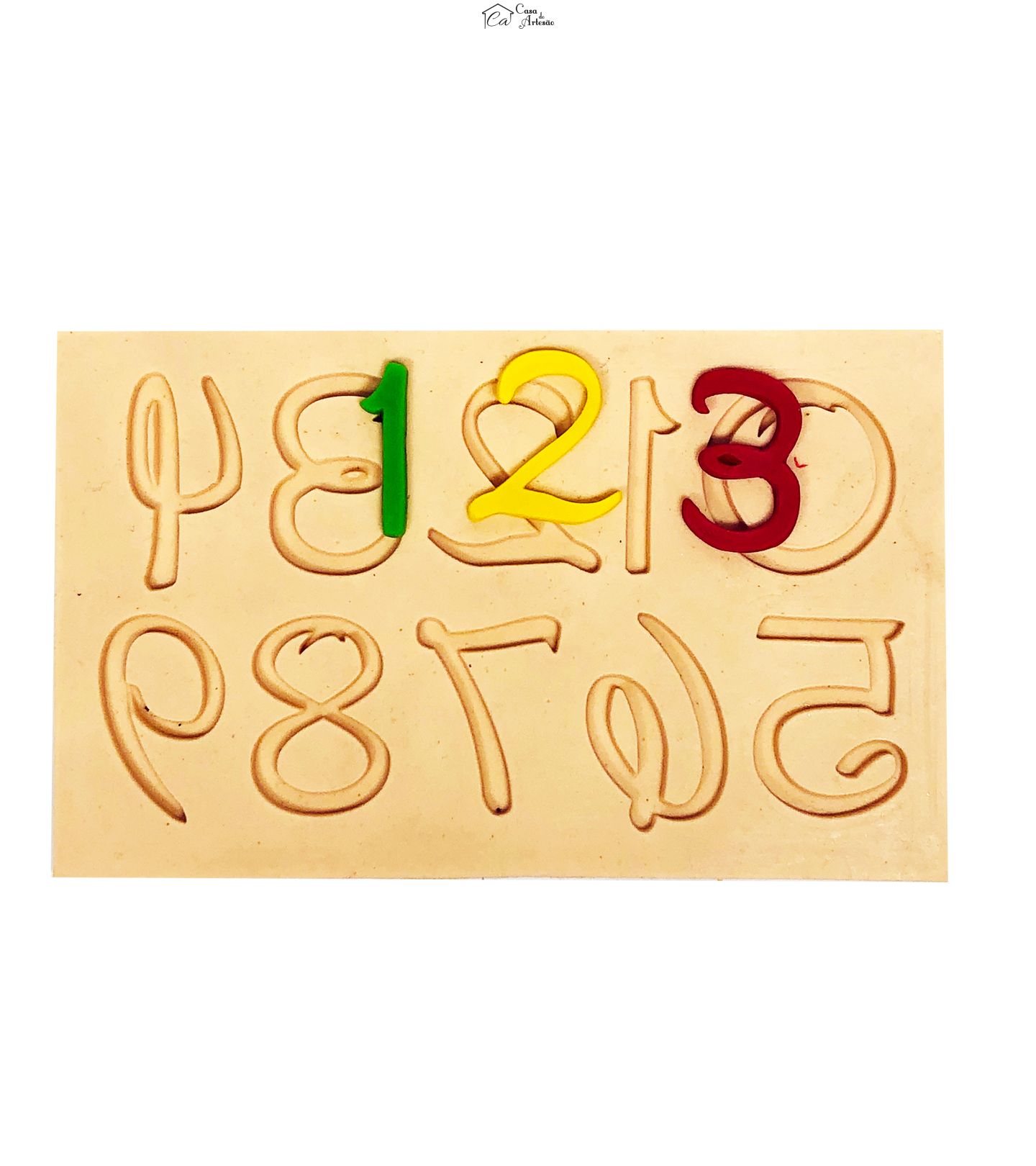 Molde de silicone - Numeros - PE