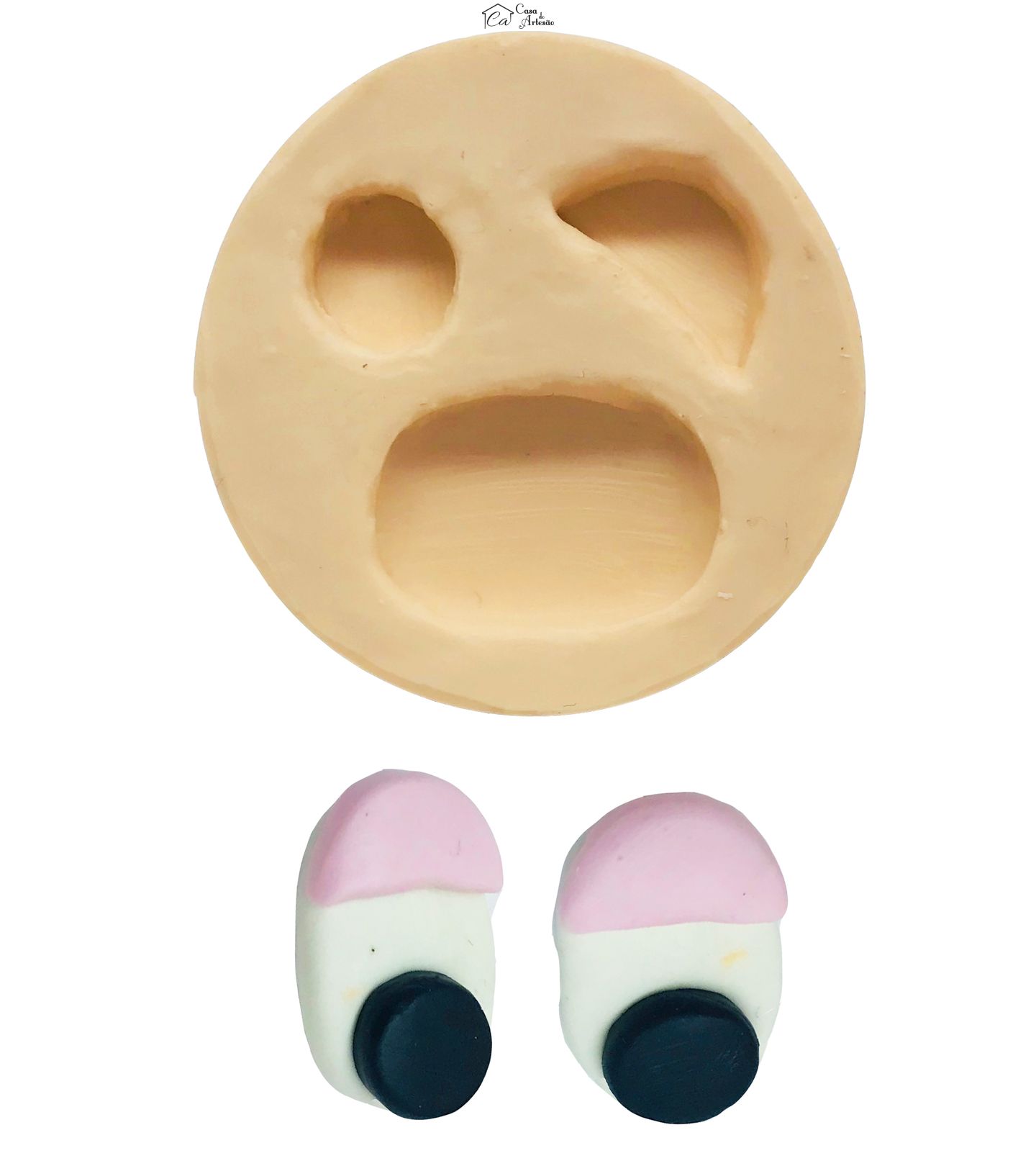 Molde de silicone - Olho do Porco