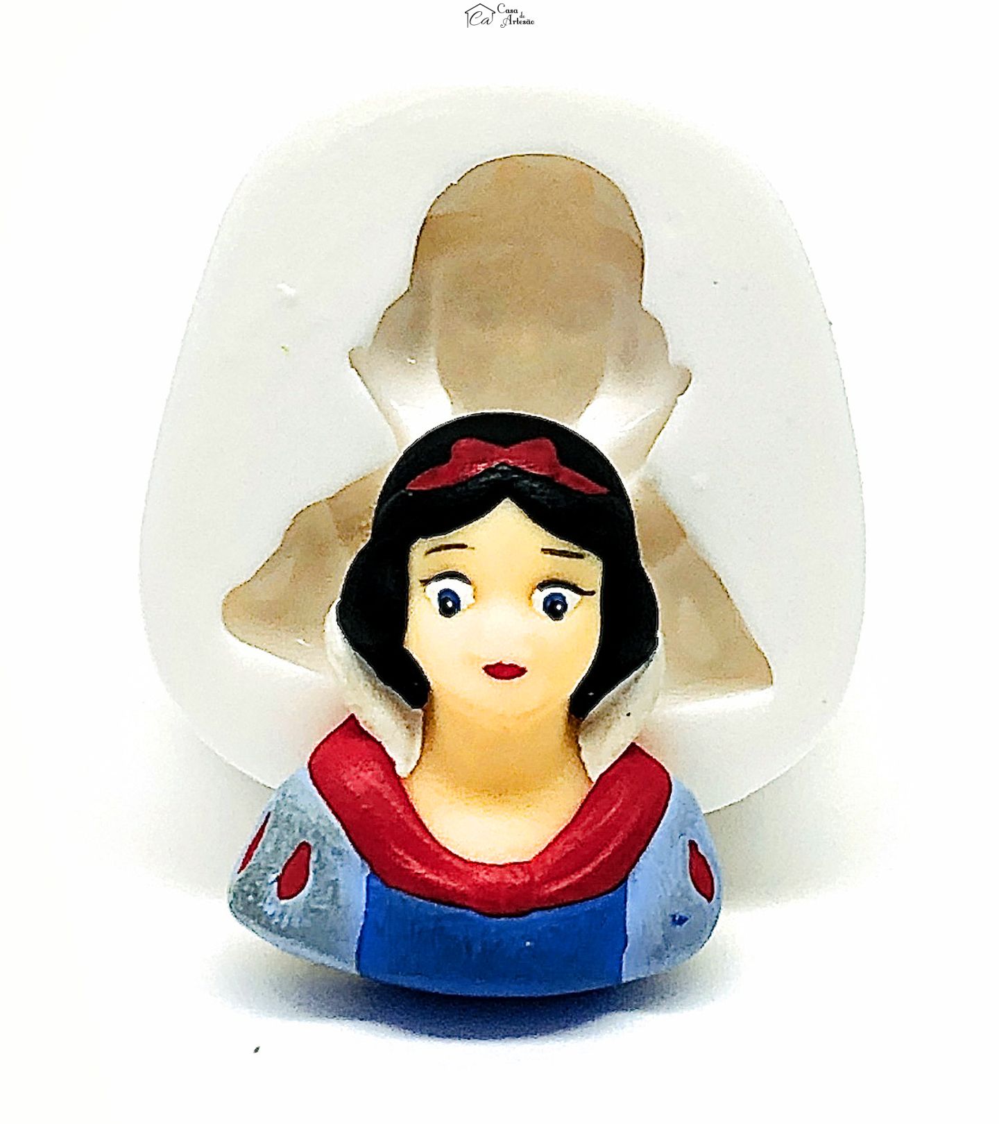 Molde de silicone - Branca de Neve - Busto - P32