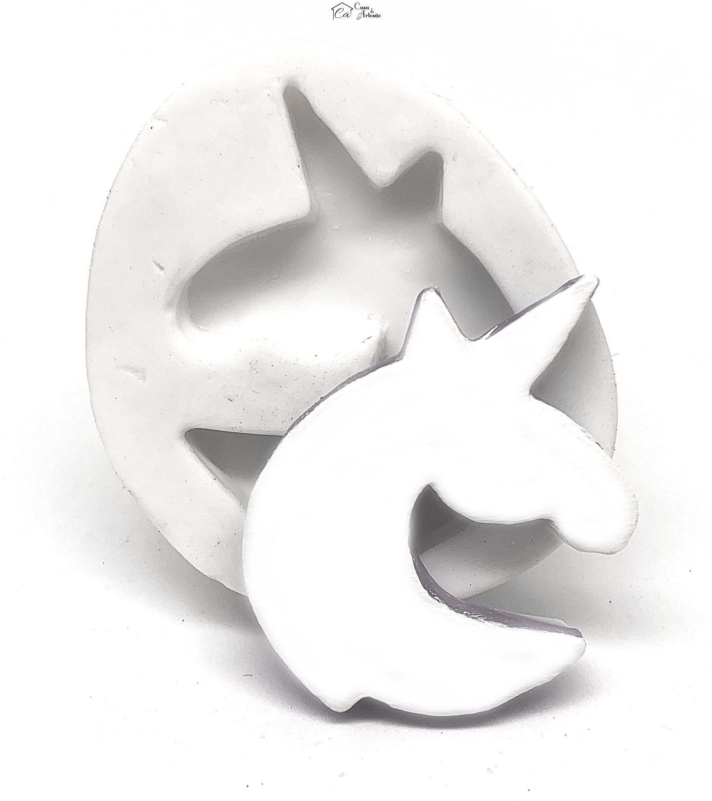 Molde de silicone - Os Aventureiros - Simbolo Branco - Grande - P1208