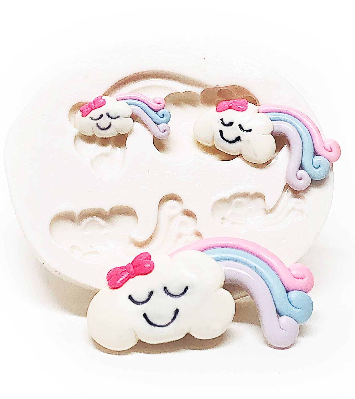 Chuva de Amor - Nuvem com Arco Iris - Mod.01  - 03 Tamanhos - P235 / P314