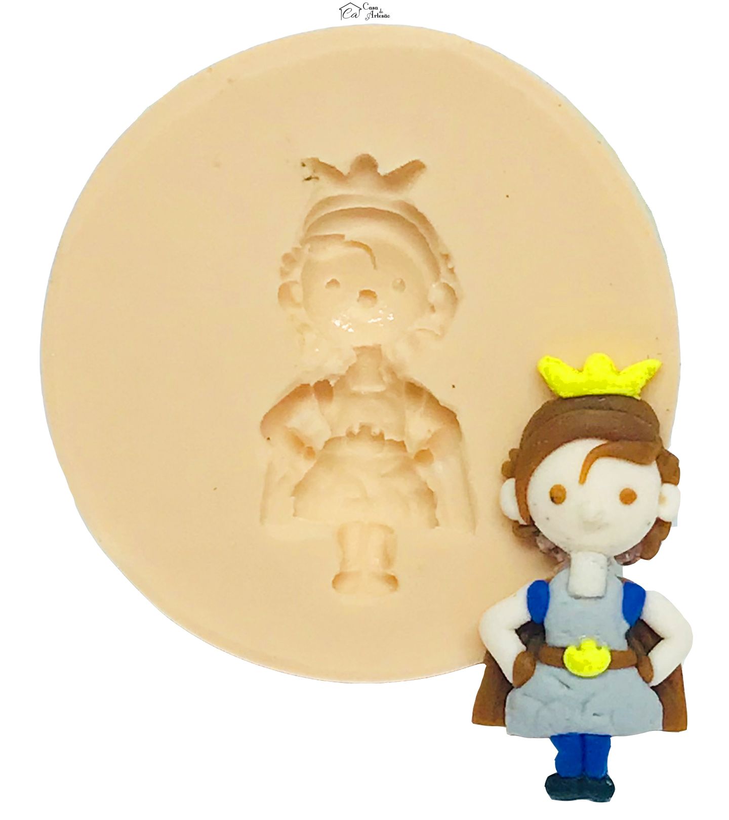Molde de silicone - Clash Royale - Princesa Baby - Pequeno - P557