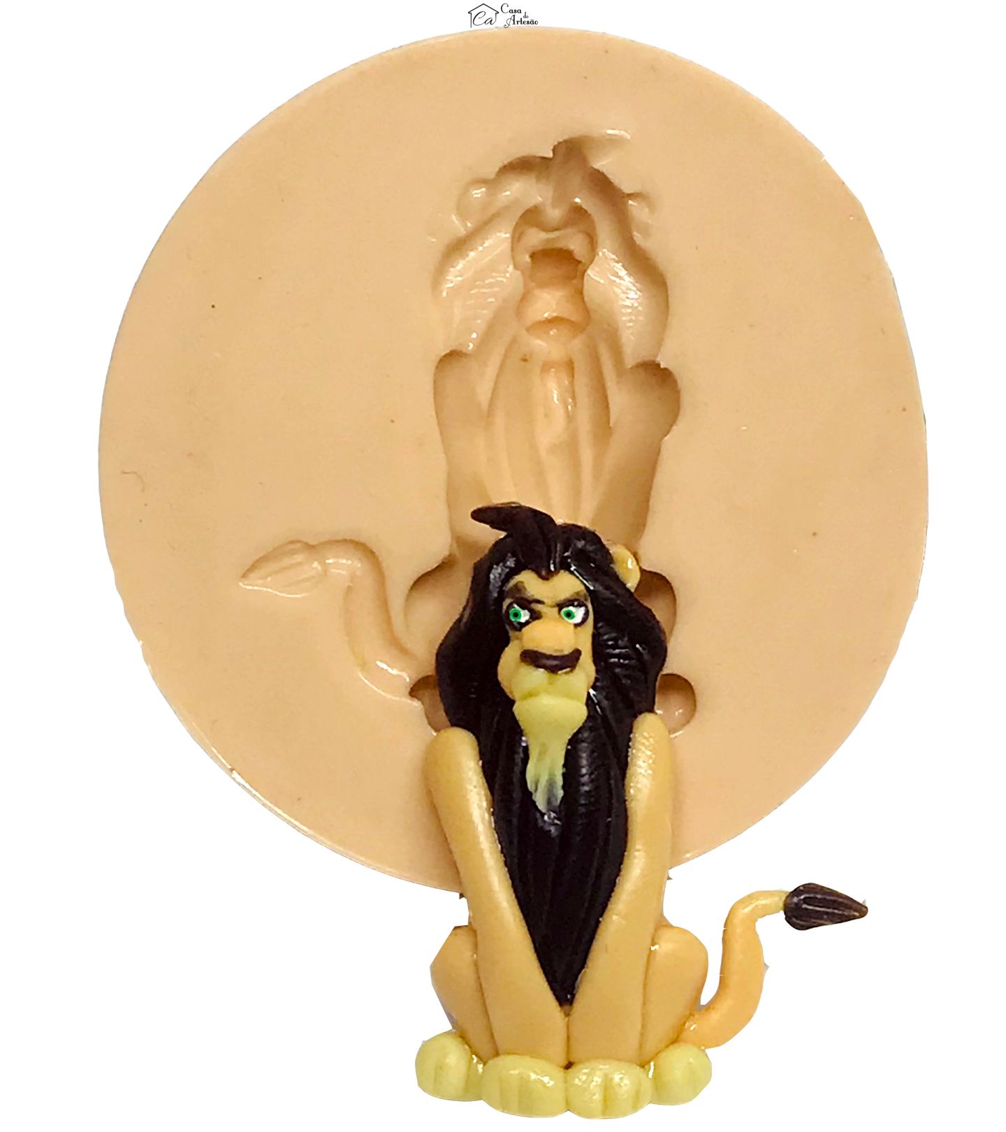 Molde de silicone - Rei Leão - Scar - Pequeno - P602
