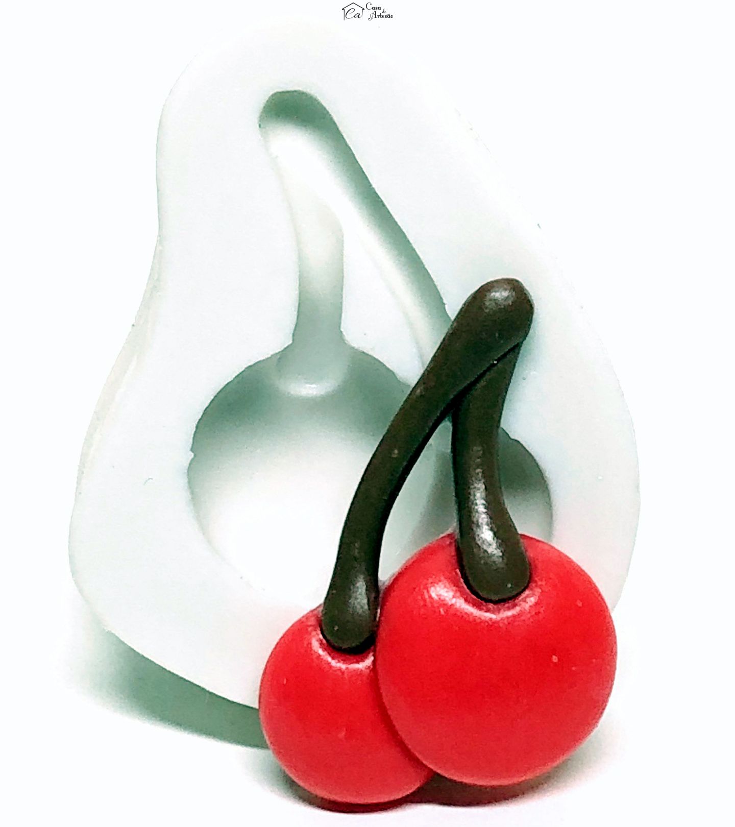 Molde de silicone - Pac Man - Cereja - Grande - P1083