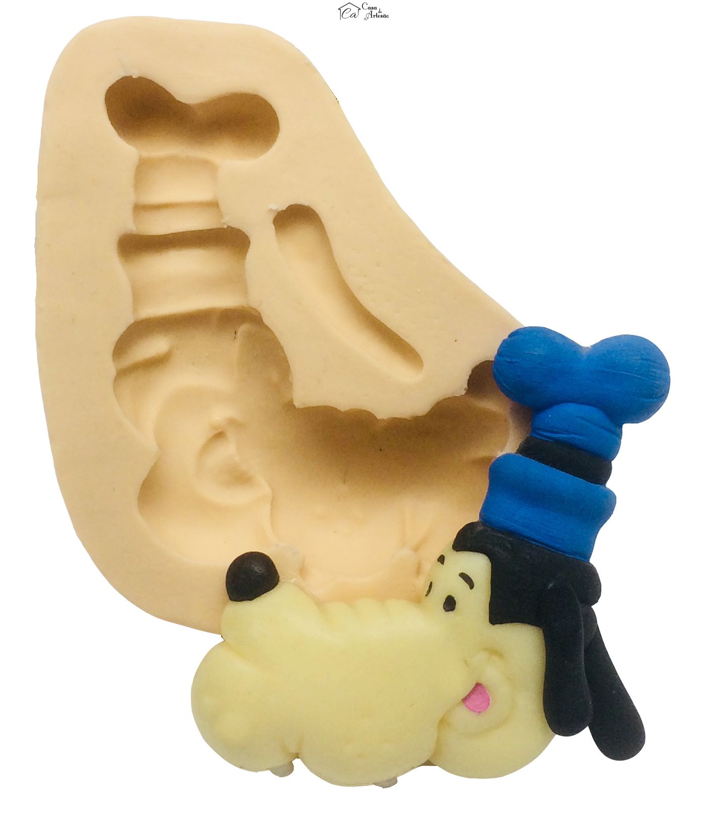 Molde de silicone - Rosto Pateta - P40