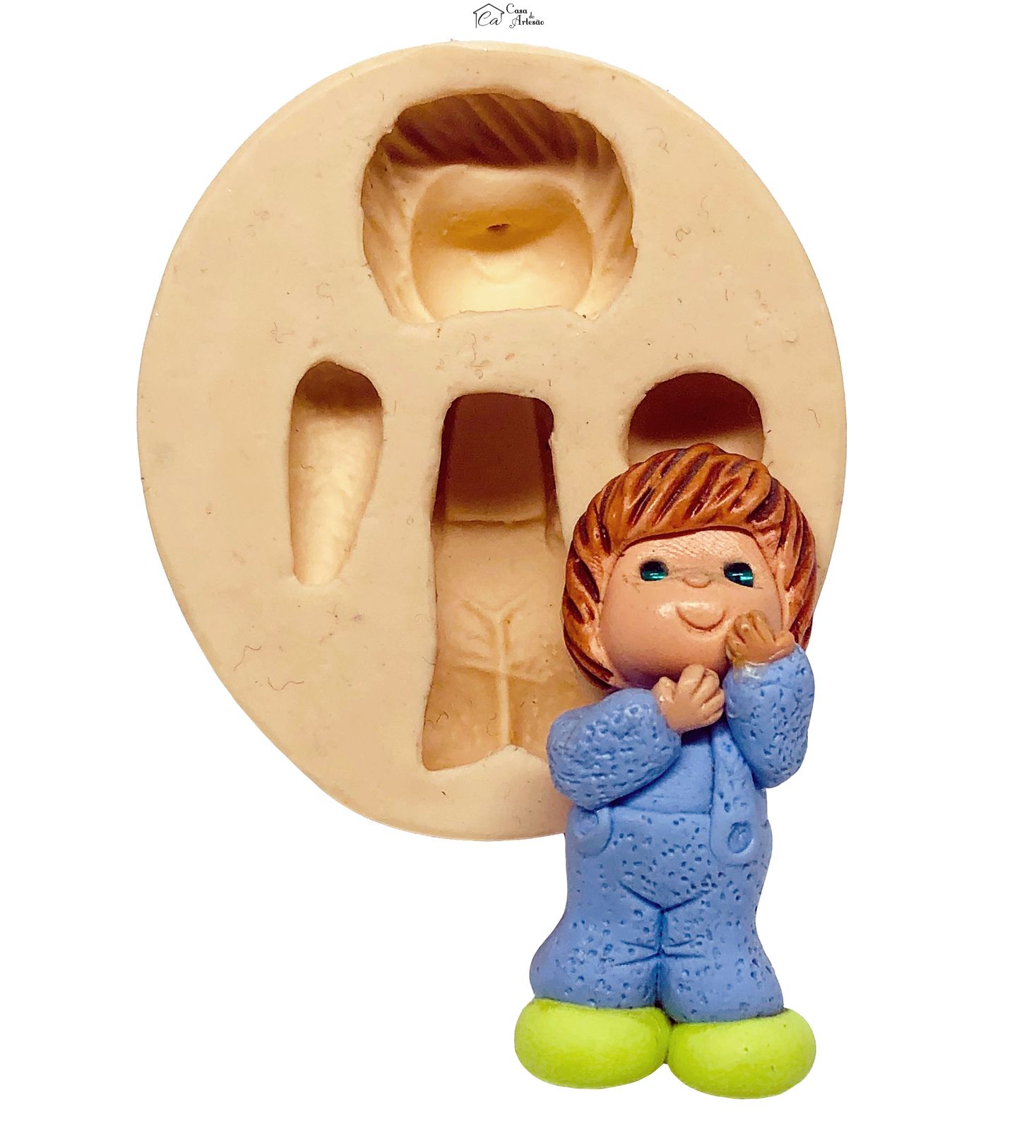 Molde de silicone - Menininho