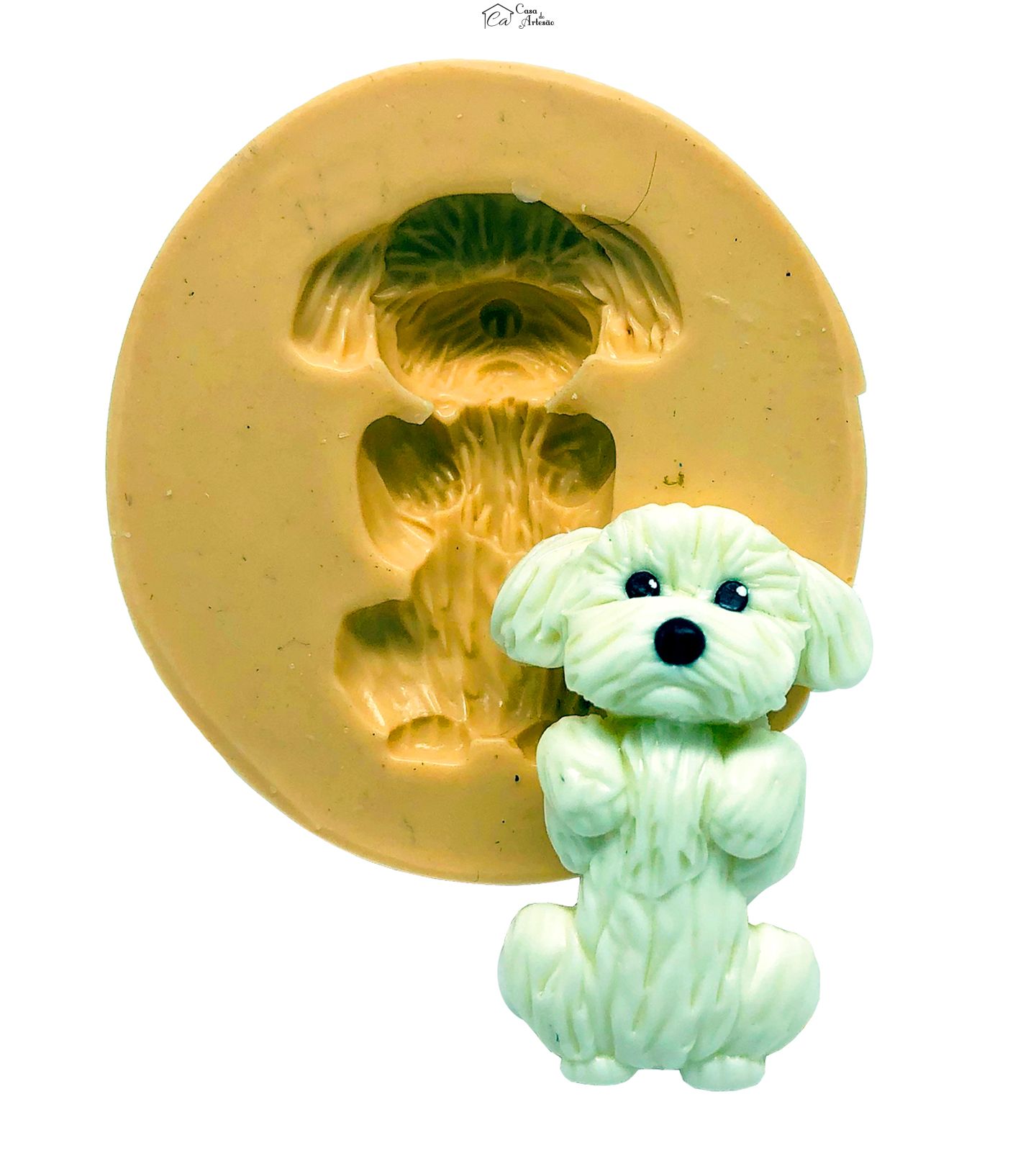 Molde de silicone - Cachorro - Poodle - Medio - P848
