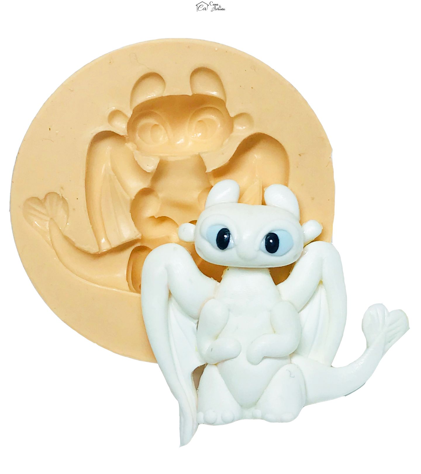 Molde de silicone - Como Treinar seu Dragão - Furia da Luz - Grande - P586