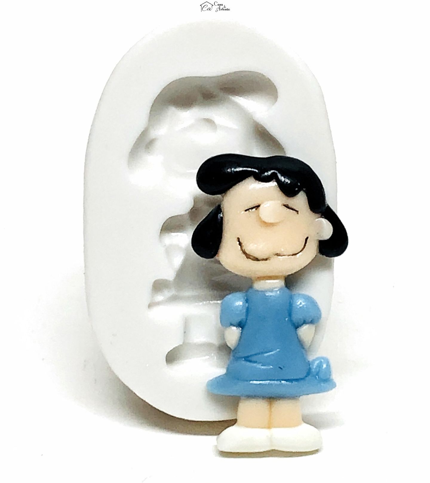 Molde de silicone - Turma do Snoopy - Lucy - Media - P1080