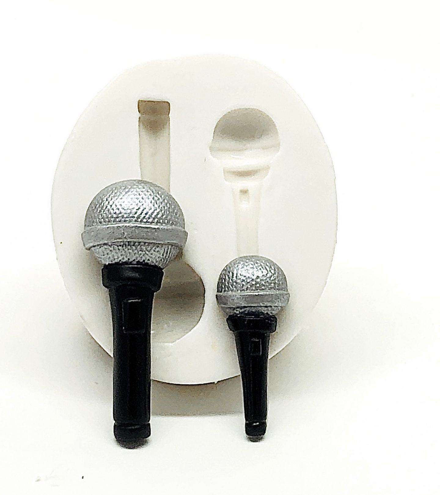 Molde de silicone - Microfone - 02 tamanhos - P209