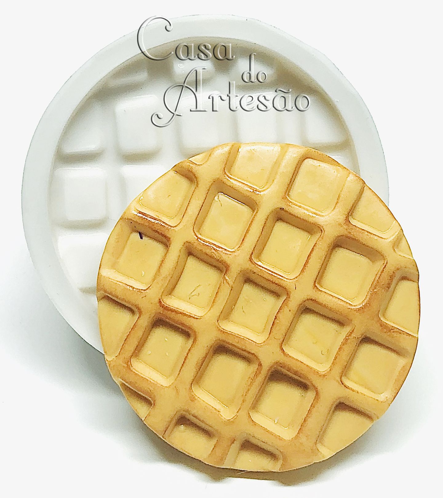 Molde de silicone - Stranger Things - Waffle - Grande - P909